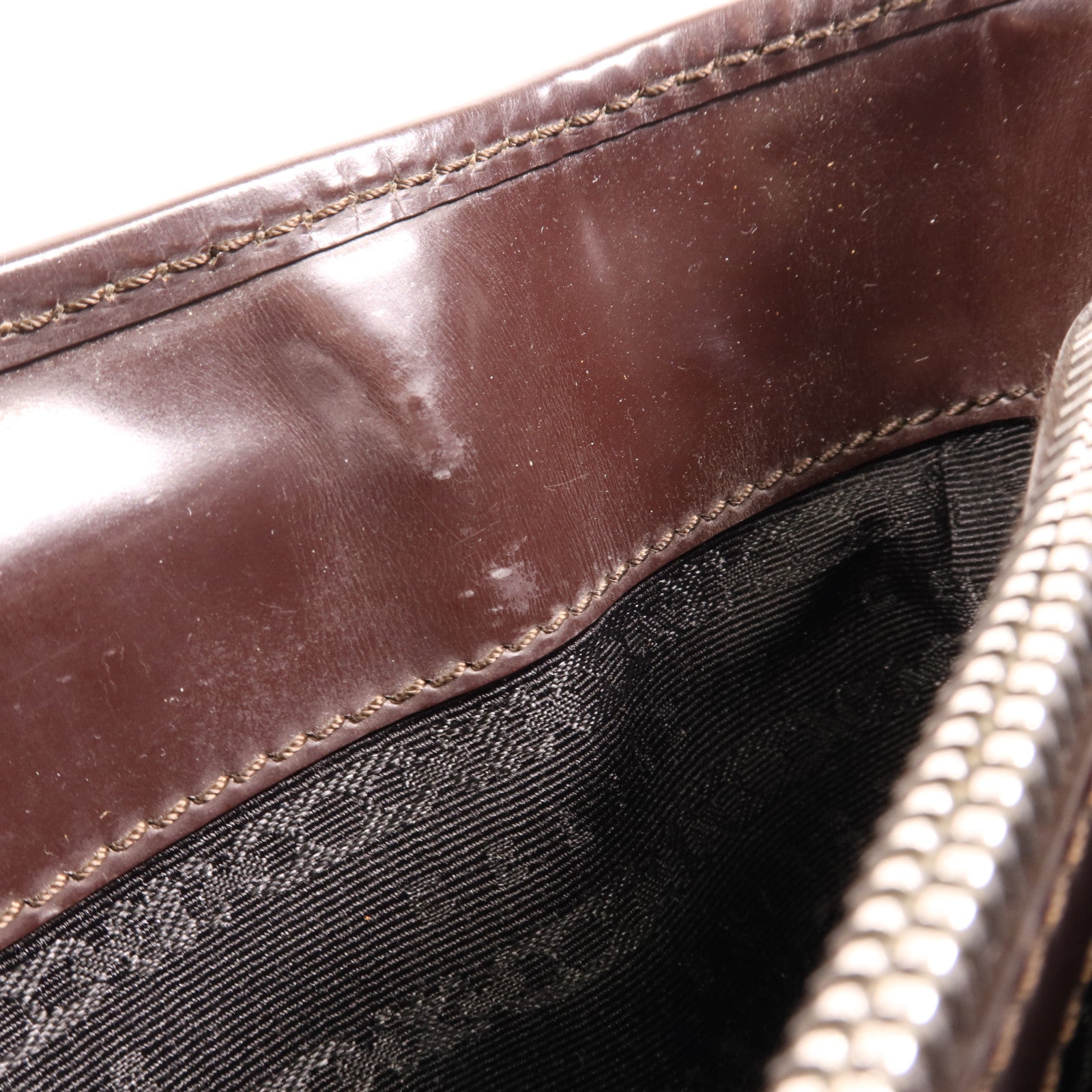 CELINE 帆布Boogie銀扣手挽袋