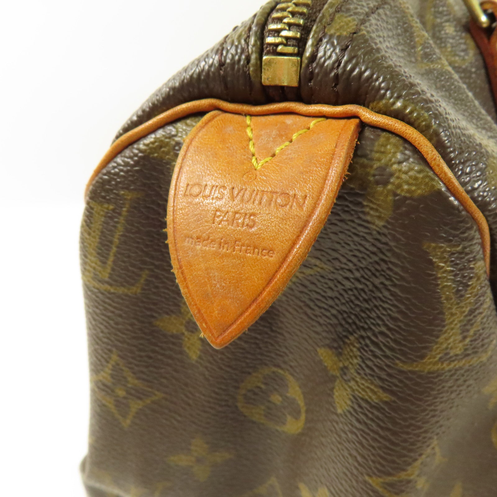 LOUIS VUITTON LV GHW Speedy 30 Handbag Boston Bag M41526 Monogram Brown