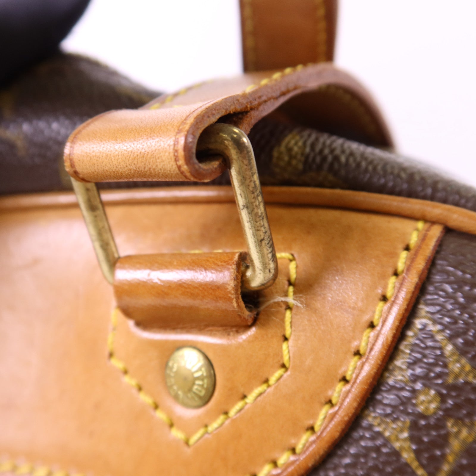LOUIS VUITTON Monogram Excursion Shoe Case金扣手挽袋M41450