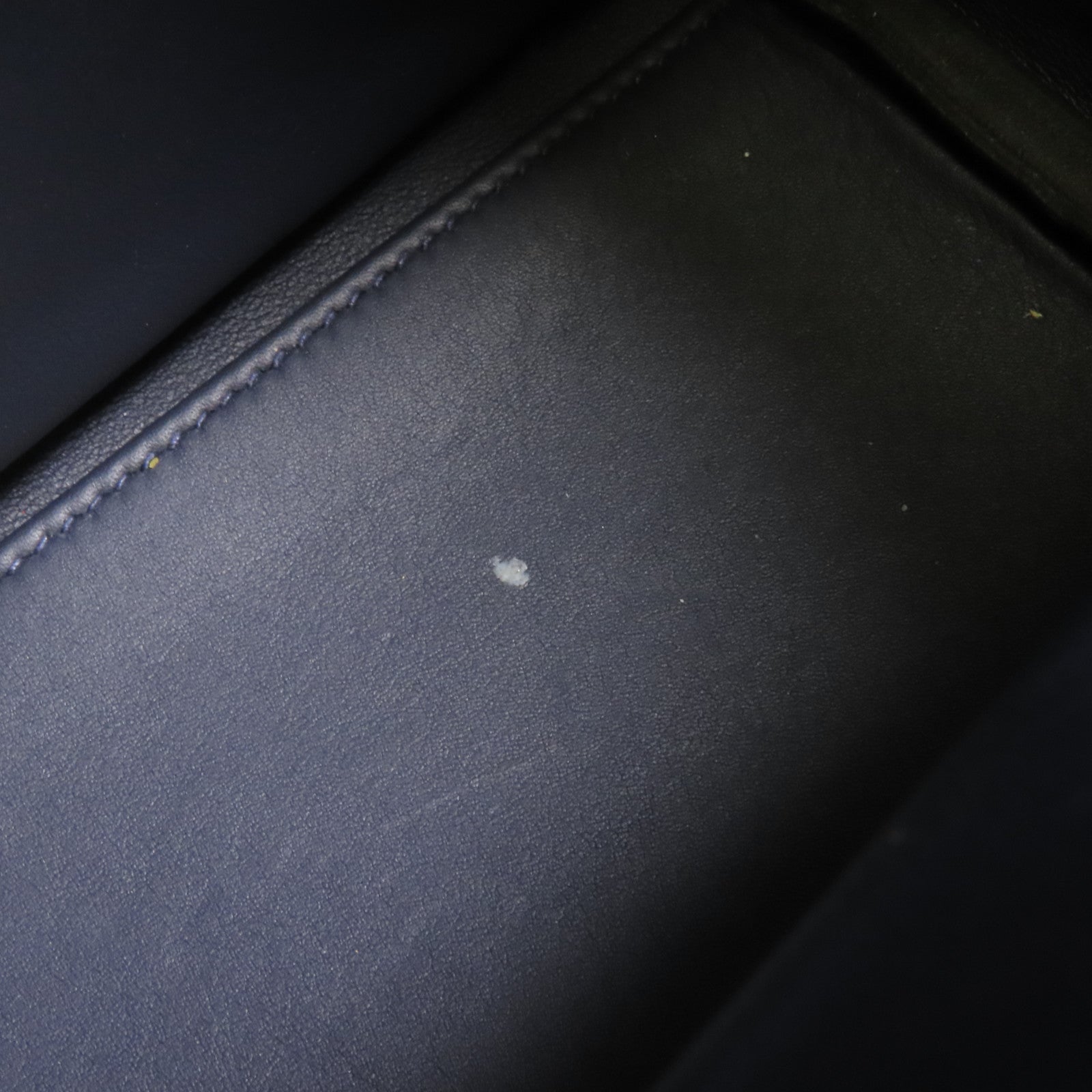 HERMES Clemence皮革24/24 Mini手挽肩背兩用袋Bleu Nuit