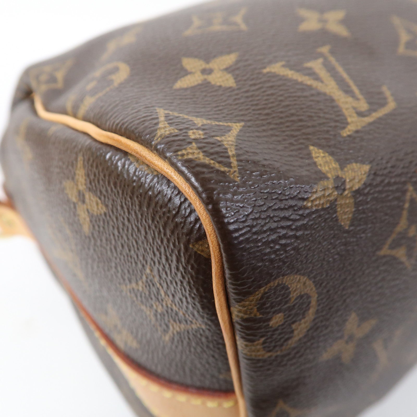 LOUIS VUITTON Monogram Speedy Bandouliere 25金扣肩背袋啡色