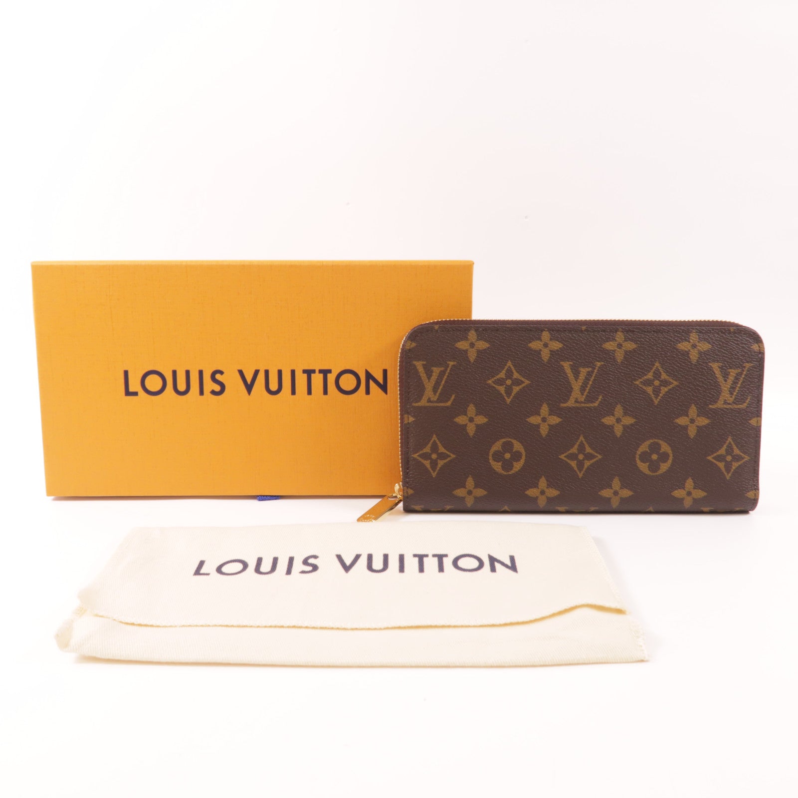 LOUIS VUITTON Monogram Zipper Long Wallet金扣長錢包