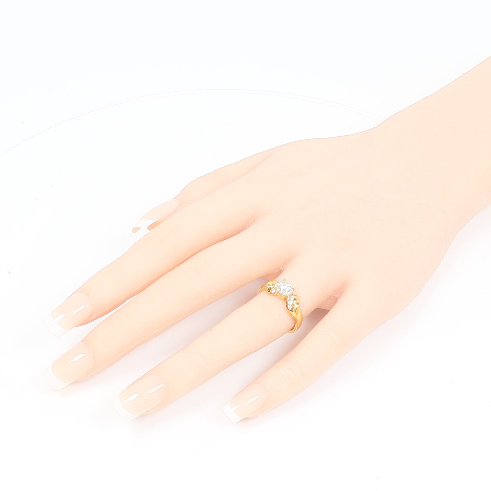 JEWELRY 18K黃金Diamond Ring鑽石戒指US#6.25
