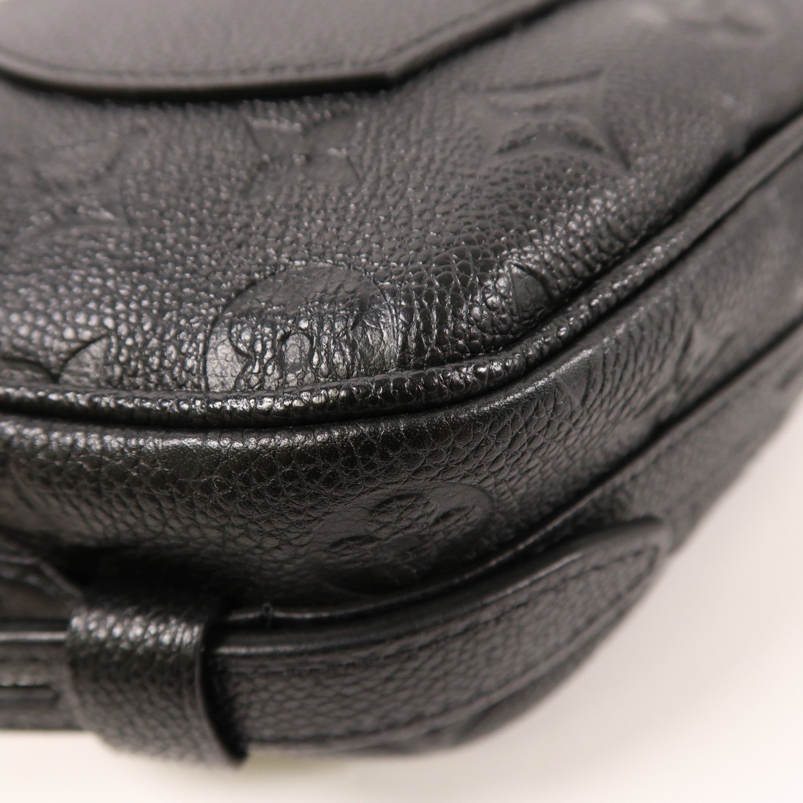 LOUIS VUITTON Monogram Empreinte Boite Chapeau金扣肩背袋