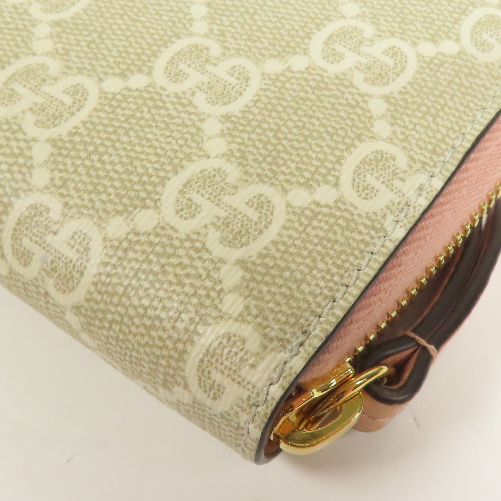 GUCCI 塗層帆布Wallet金扣長錢包