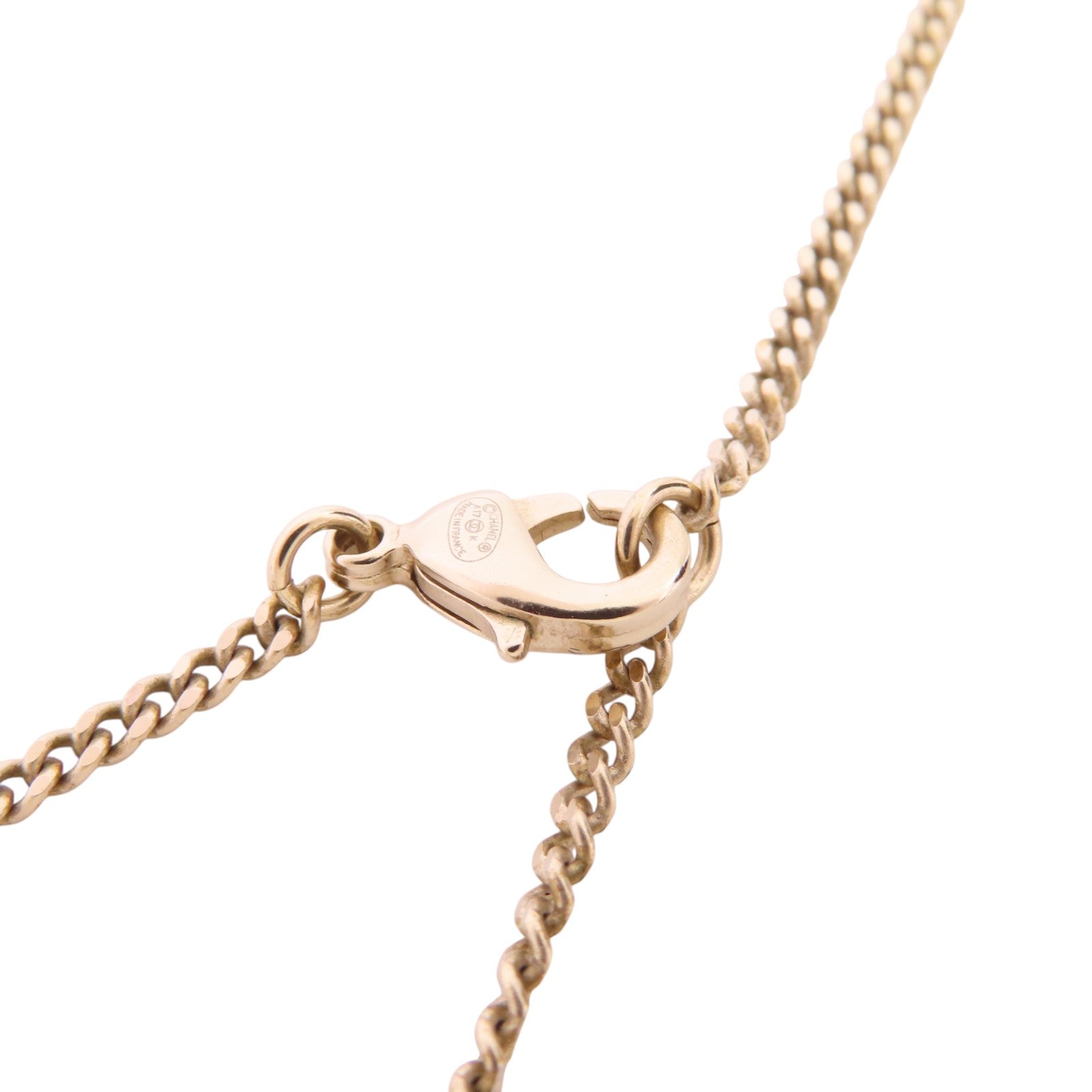 CHANEL 【激減優惠】金屬/仿珍珠Necklace金扣項鏈