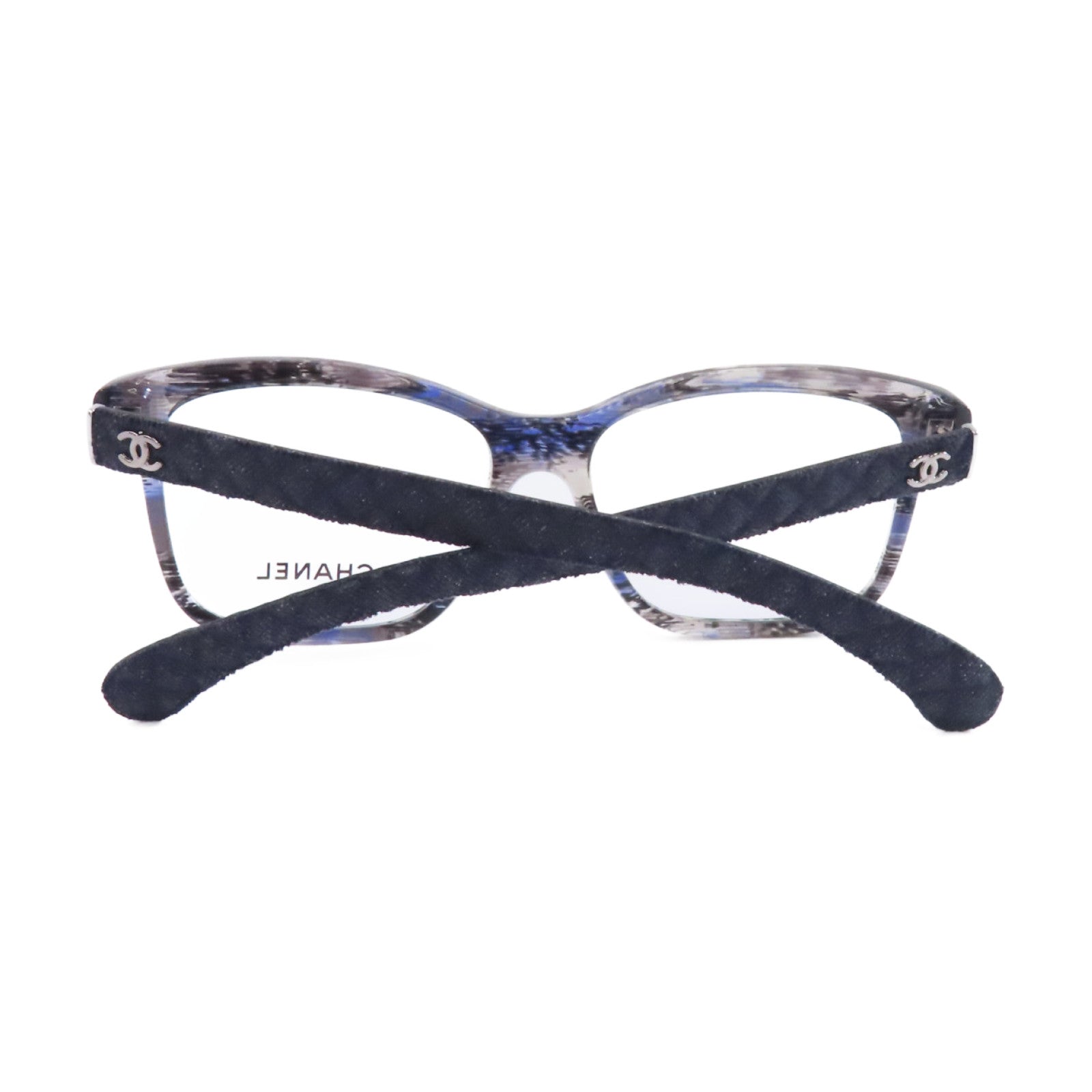 CHANEL PVC Glasses眼鏡黑色/藍色