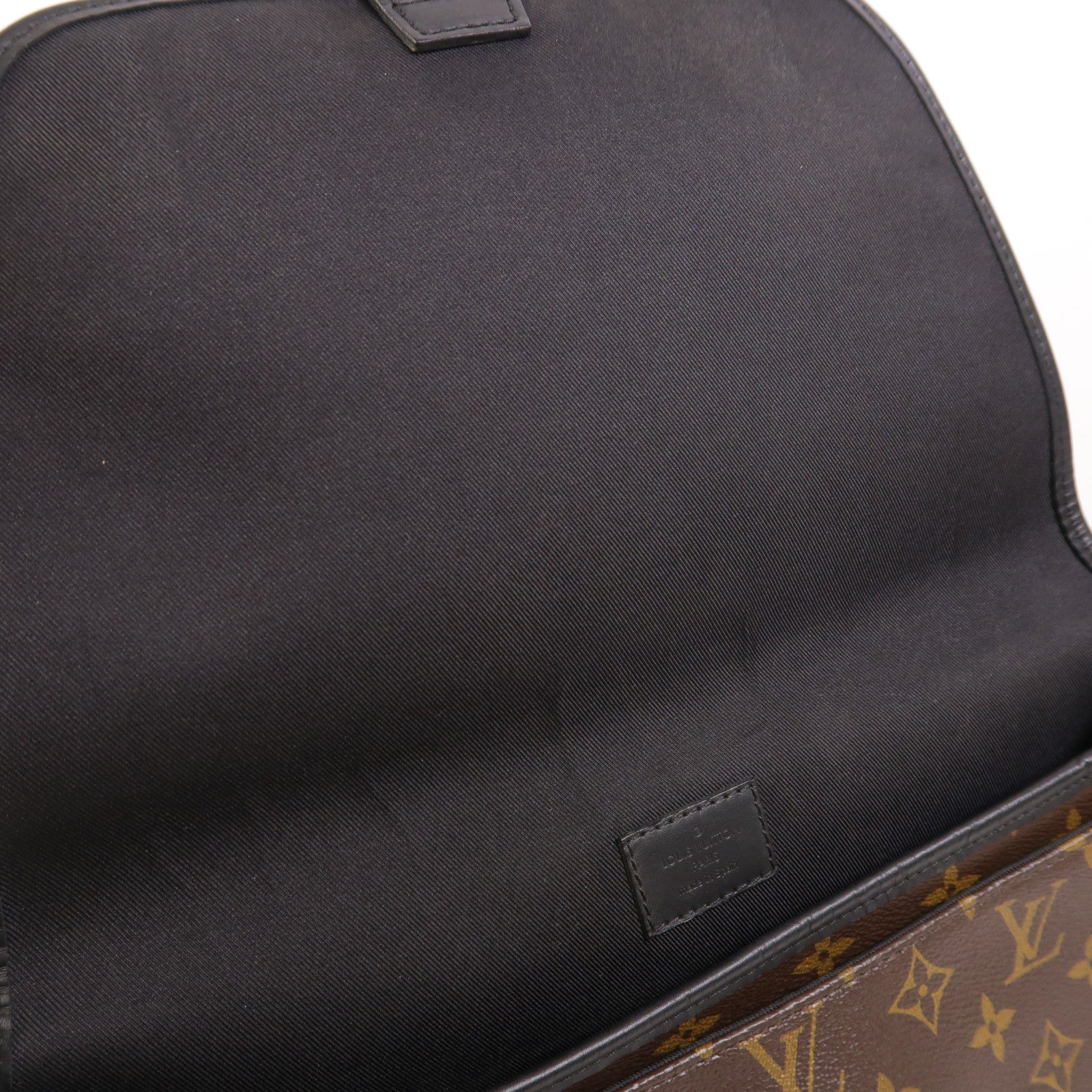 LOUIS VUITTON Monogram Macassar Magnetic Messenger Bag肩背袋棕色