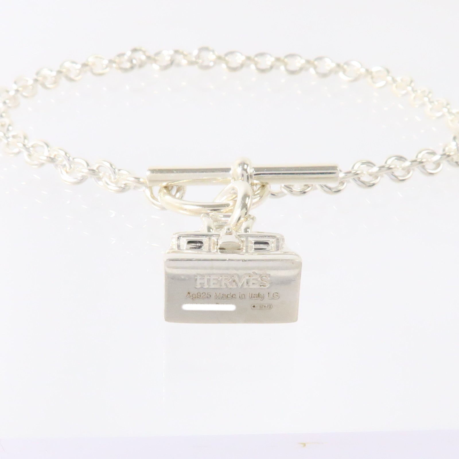 HERMES 925純銀Amulette Birkin Bracelet手鏈