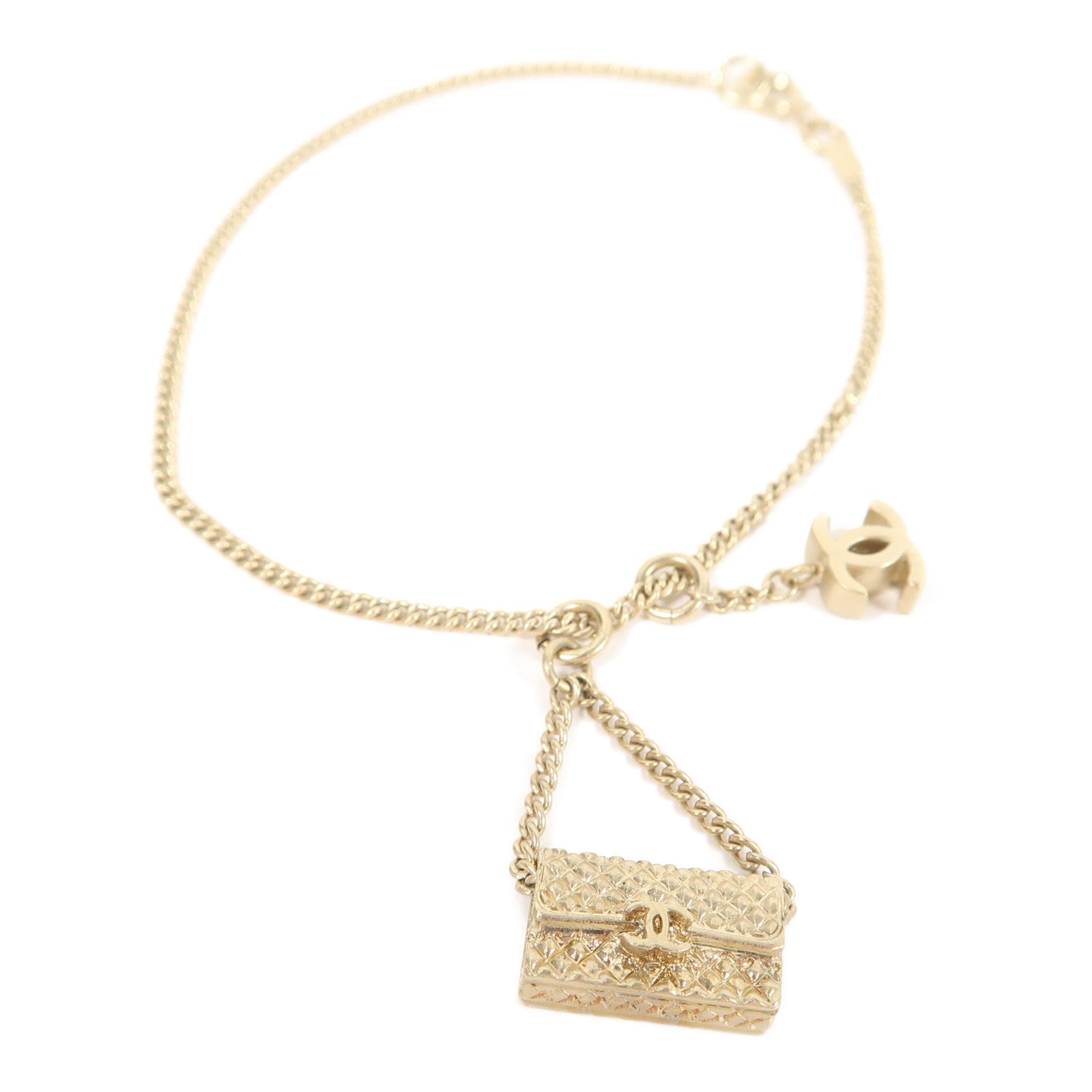 CHANEL 金屬Bracelet手鏈金色