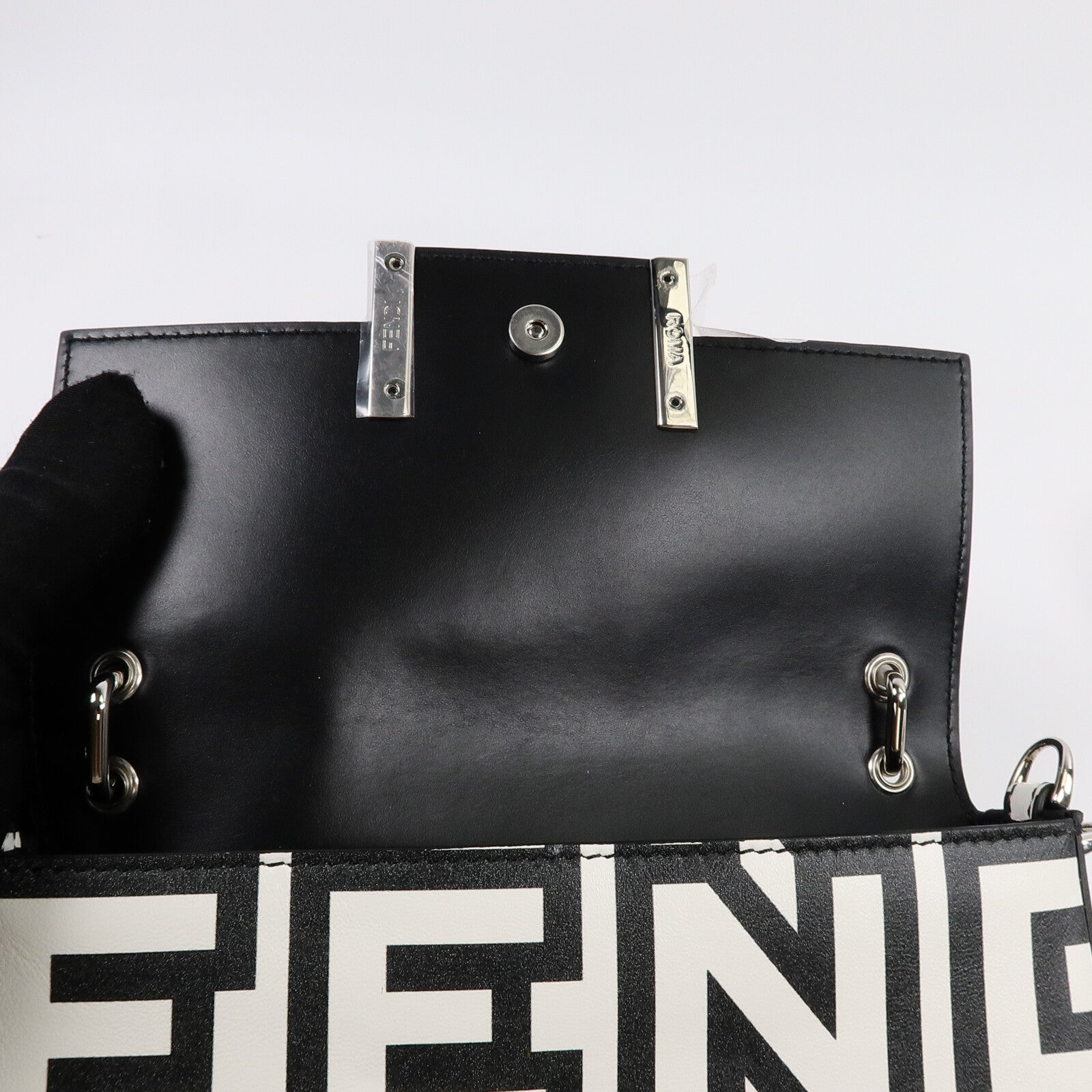 FENDI 牛皮皮革Fendi x Marc Jacobs Mini Baguette Bag手挽肩背兩用袋