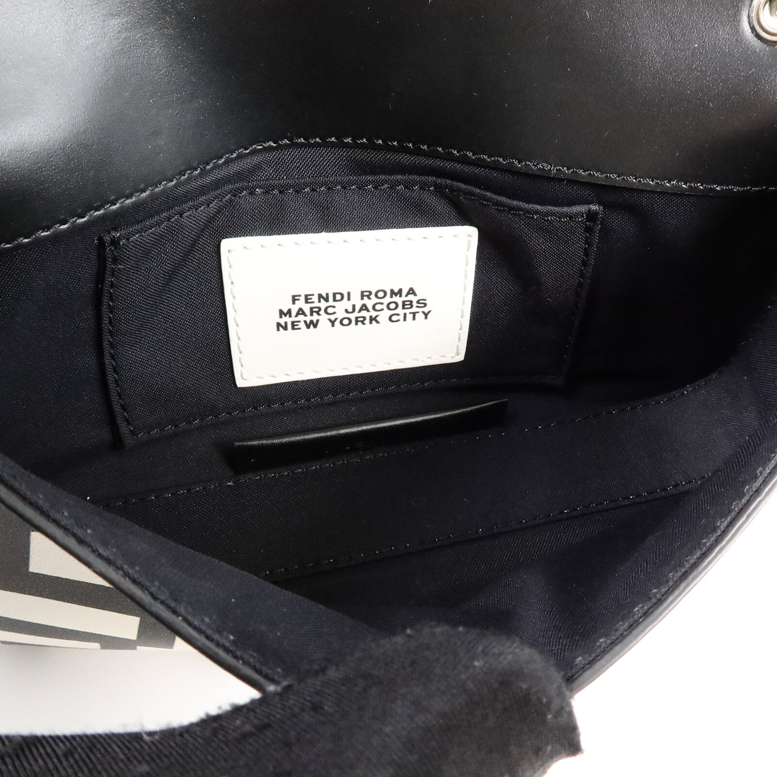 FENDI 牛皮皮革Fendi x Marc Jacobs Mini Baguette Bag手挽肩背兩用袋