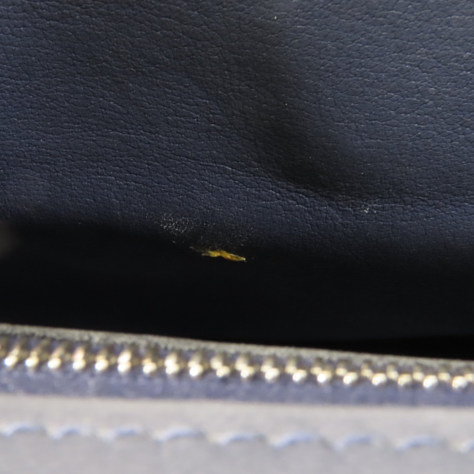 HERMES Clemence皮革24/24 Mini手挽肩背兩用袋Bleu Nuit