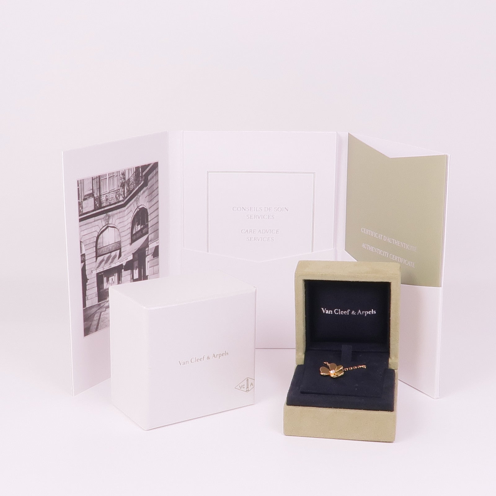 Van Cleef & Arpels 18K玫瑰金Frivole Pendant鑽石項鍊