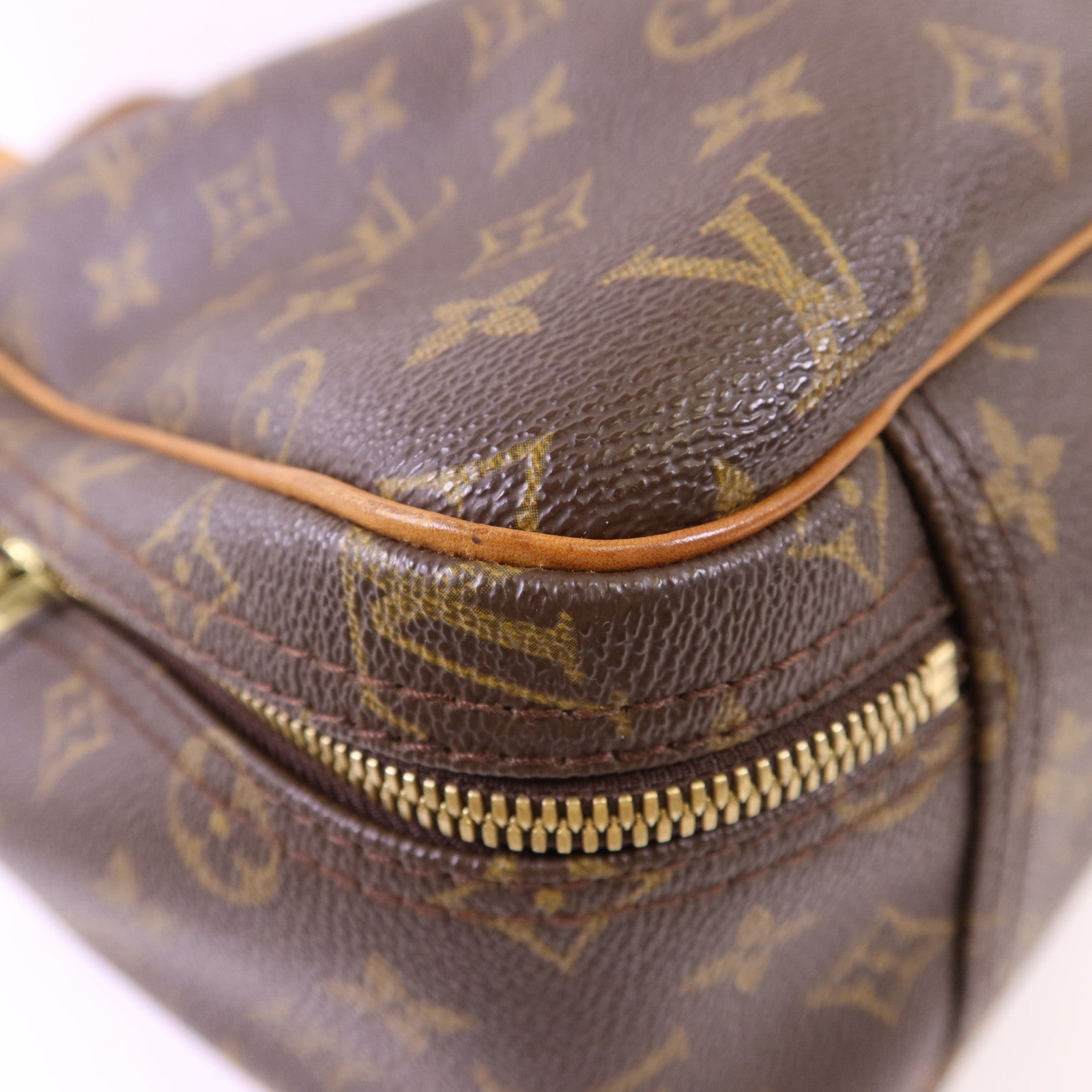 LOUIS VUITTON Monogram Excursion Shoe Case金扣手挽袋M41450