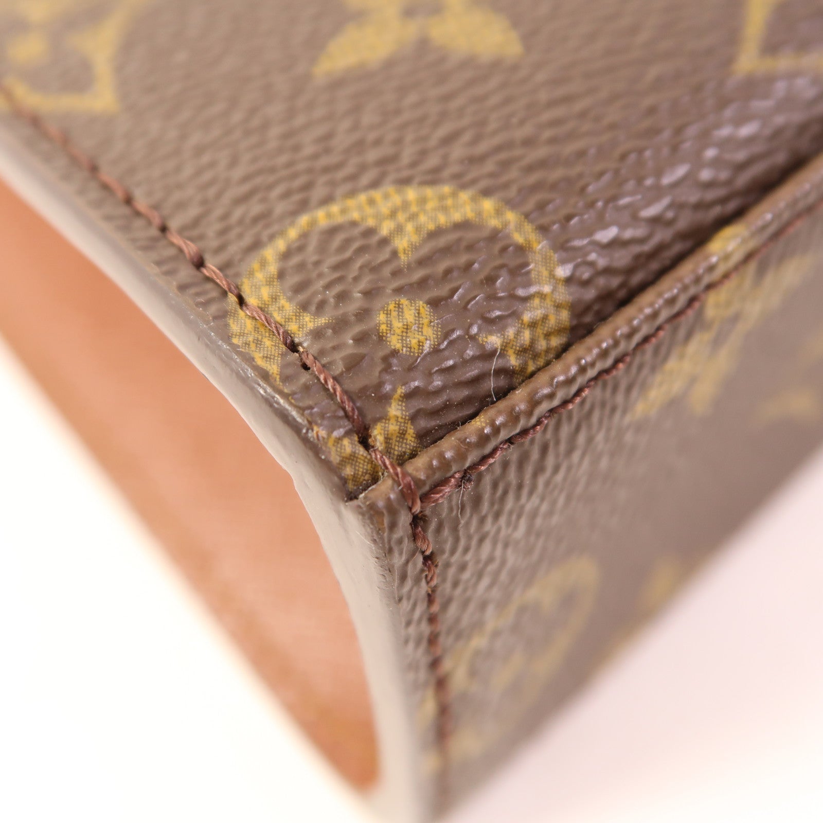 LOUIS VUITTON Monogram Malesherbes金扣手挽袋