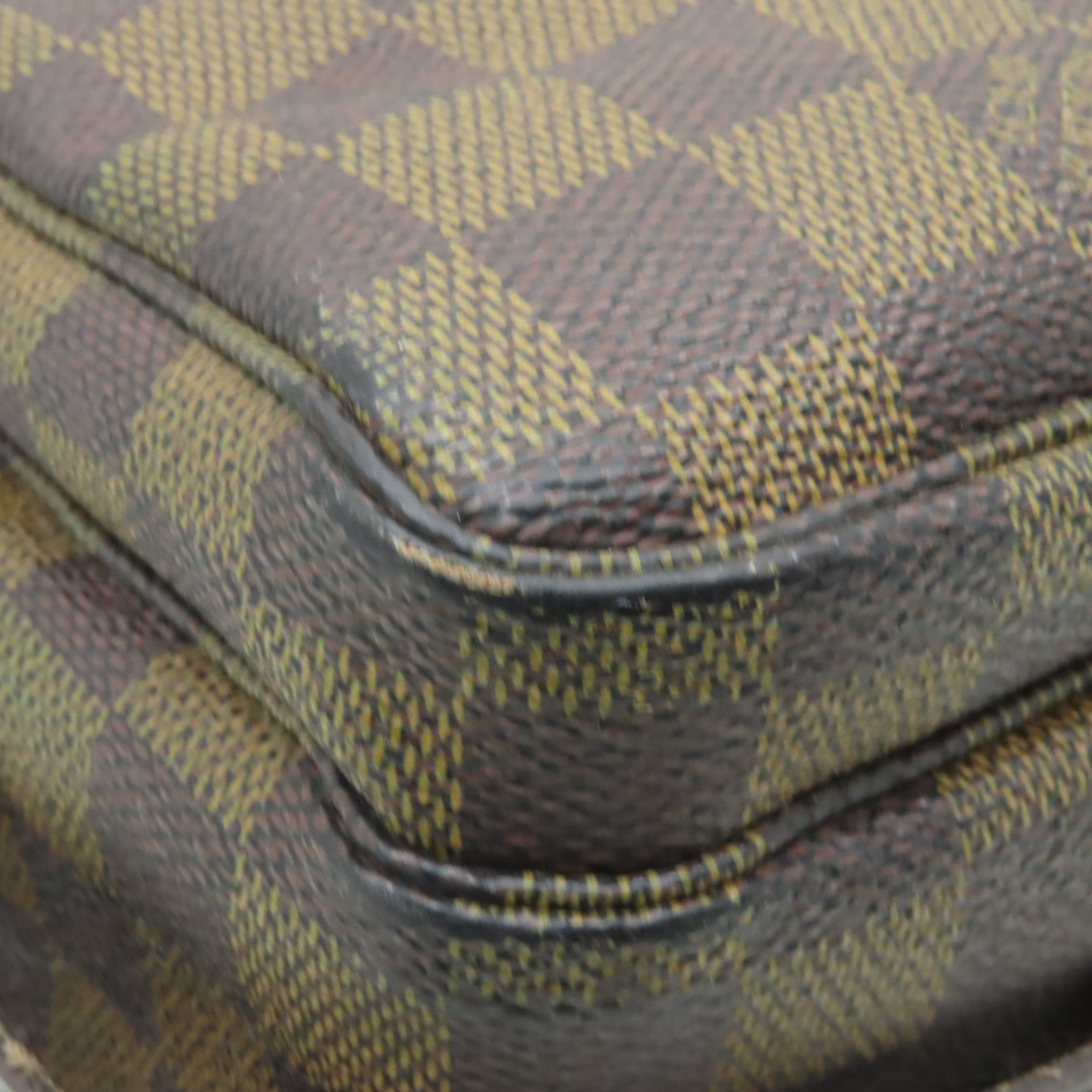 LOUIS VUITTON 【激減優惠】Damier Naviglio金扣肩背袋啡色