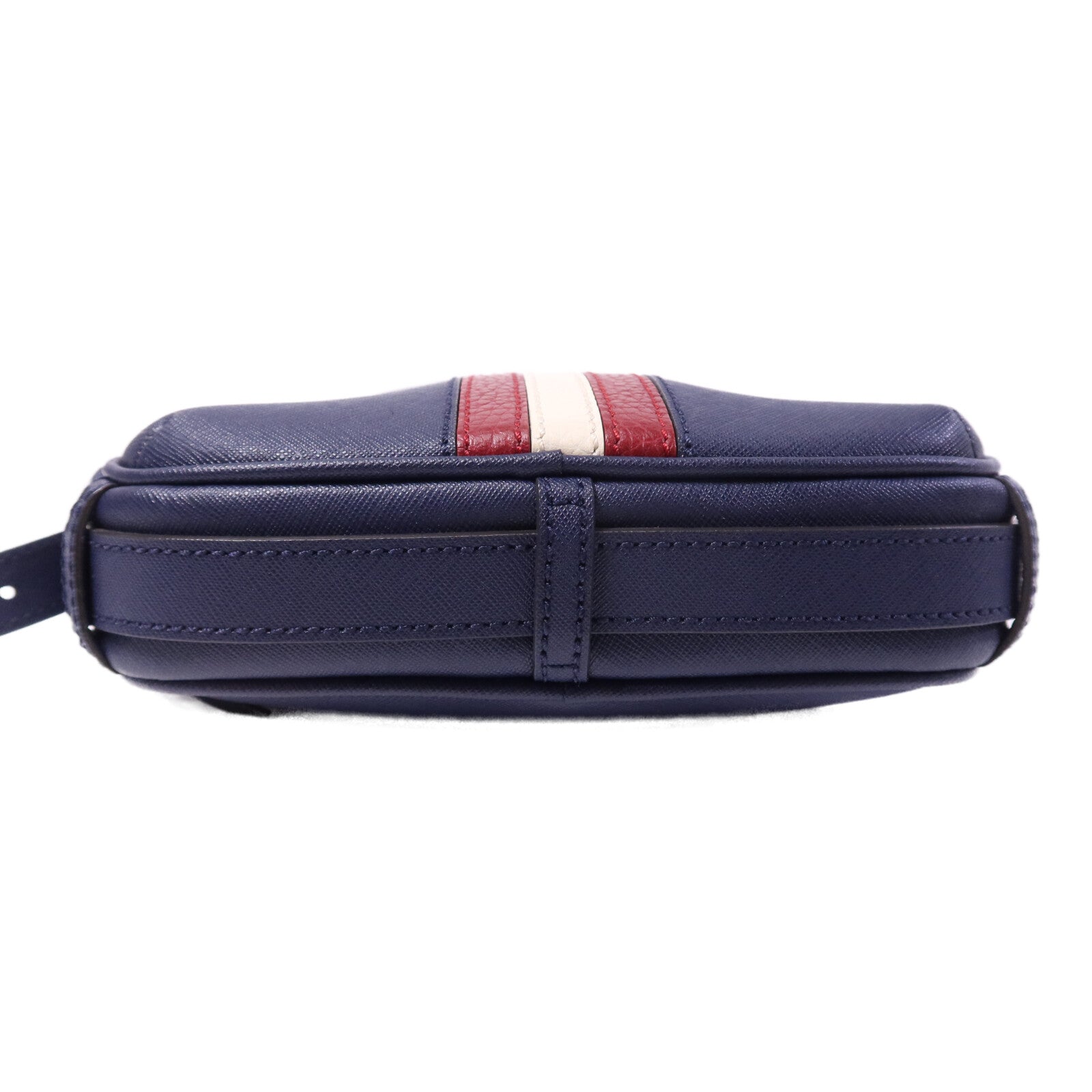 BALLY 牛皮皮革Shoulder Bag銀扣肩背袋