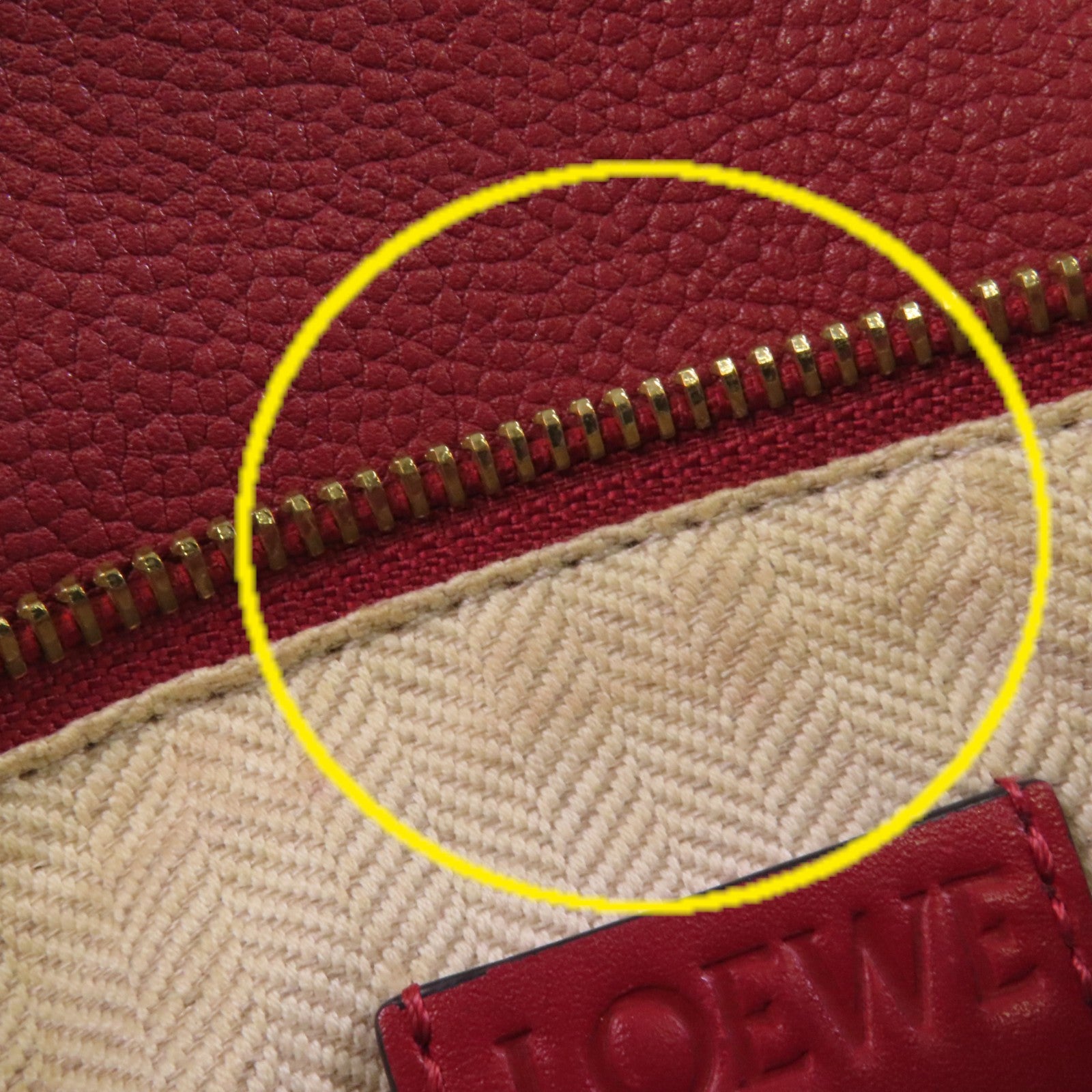 LOEWE 牛皮皮革Puzzle Small金扣手挽肩背兩用袋