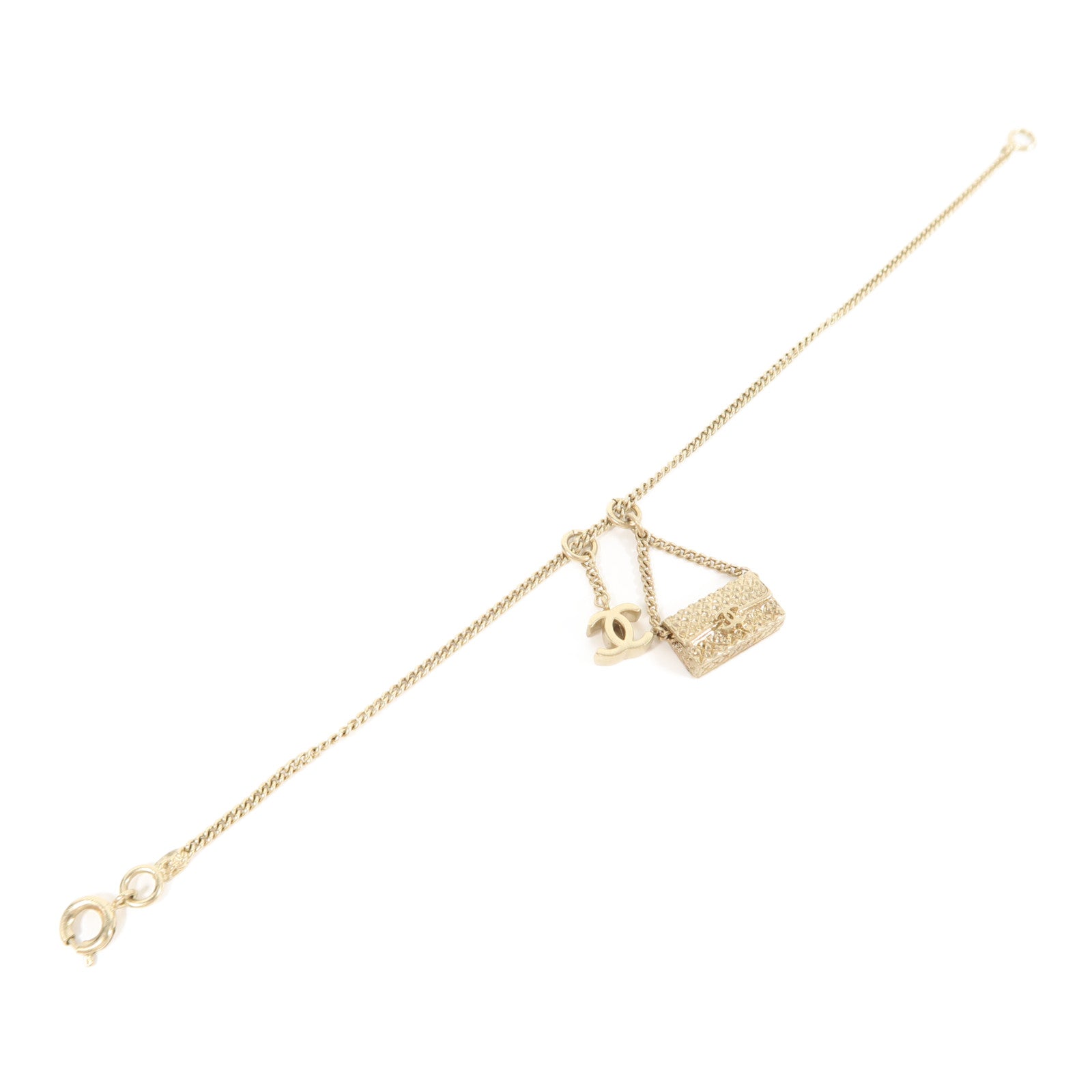 CHANEL 金屬Bracelet手鏈金色