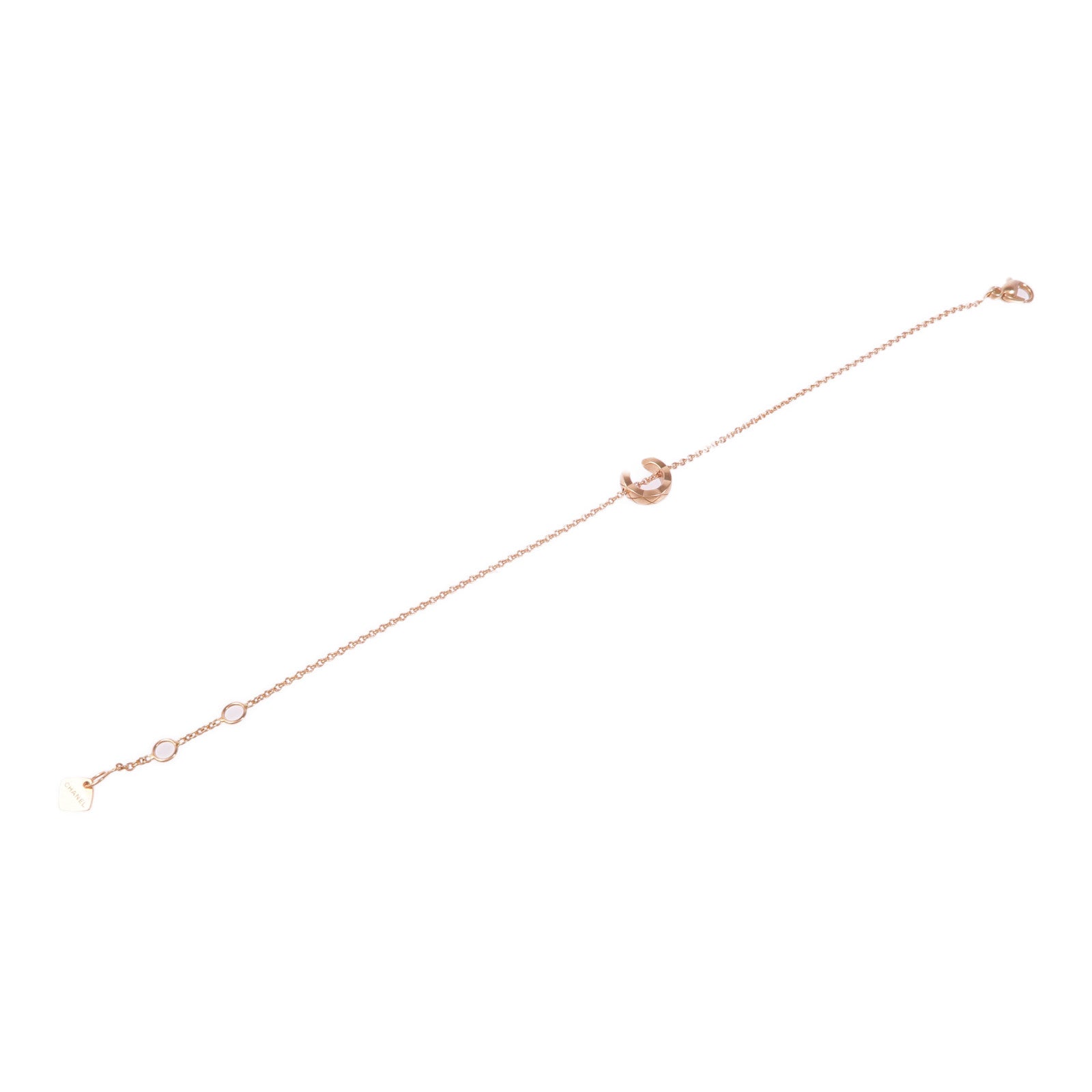 CHANEL 18K玫瑰金Coco Crush Bracelet手鏈
