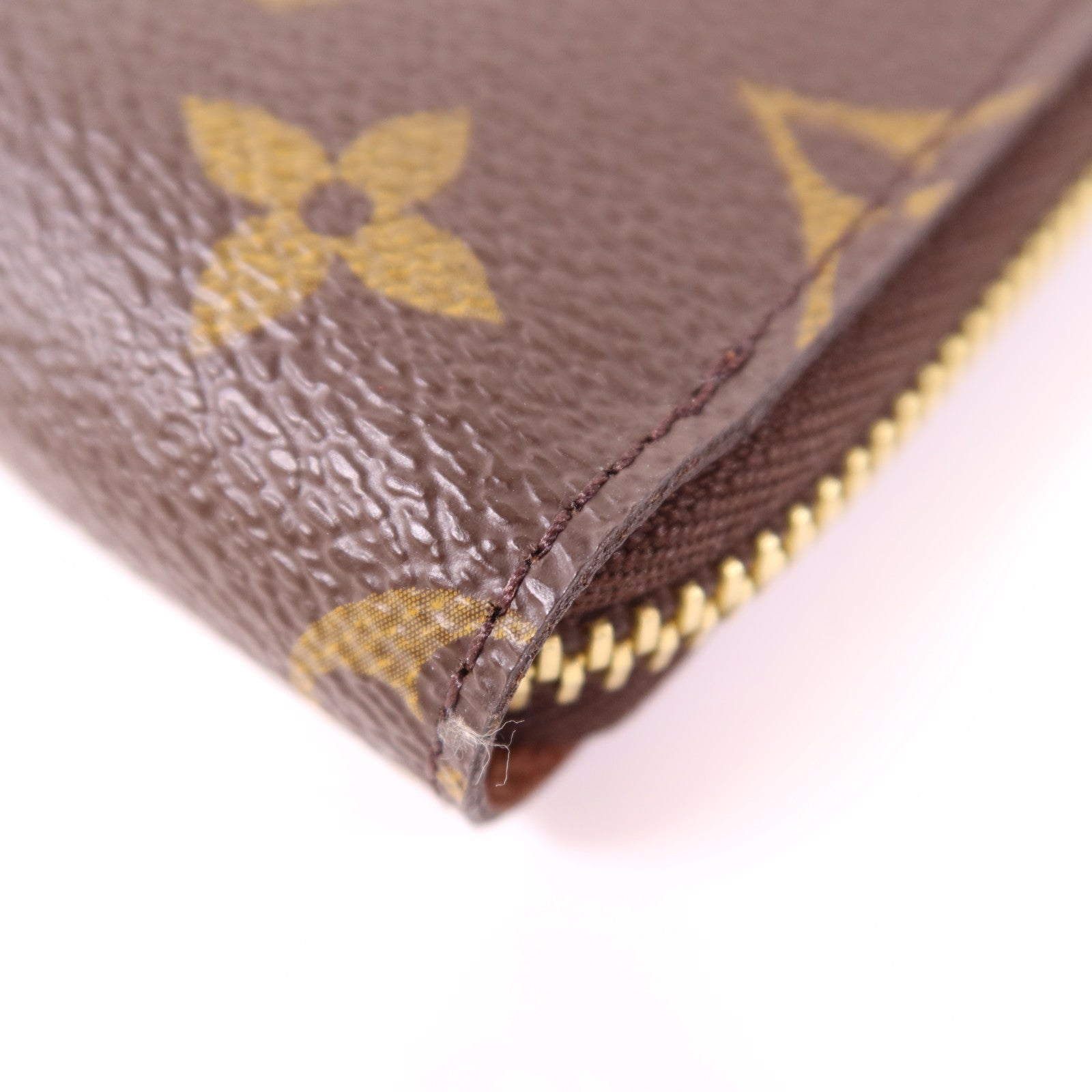 LOUIS VUITTON Monogram Zipper Long Wallet金扣長錢包