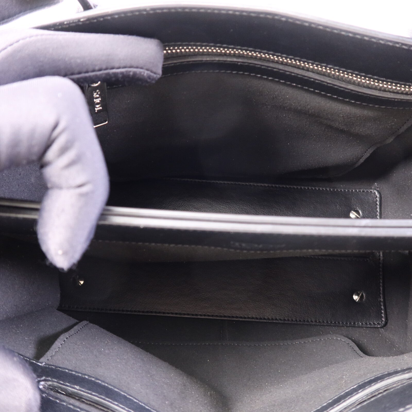TOD'S 牛皮皮革2 Way Shoulder Bag銀扣肩背袋