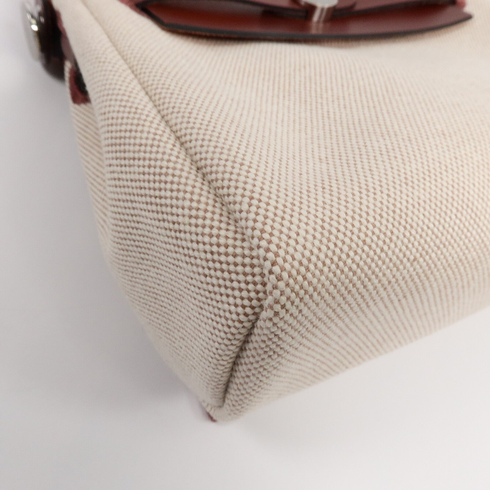 HERMES 帆布Mini Herbag肩背袋Rough H