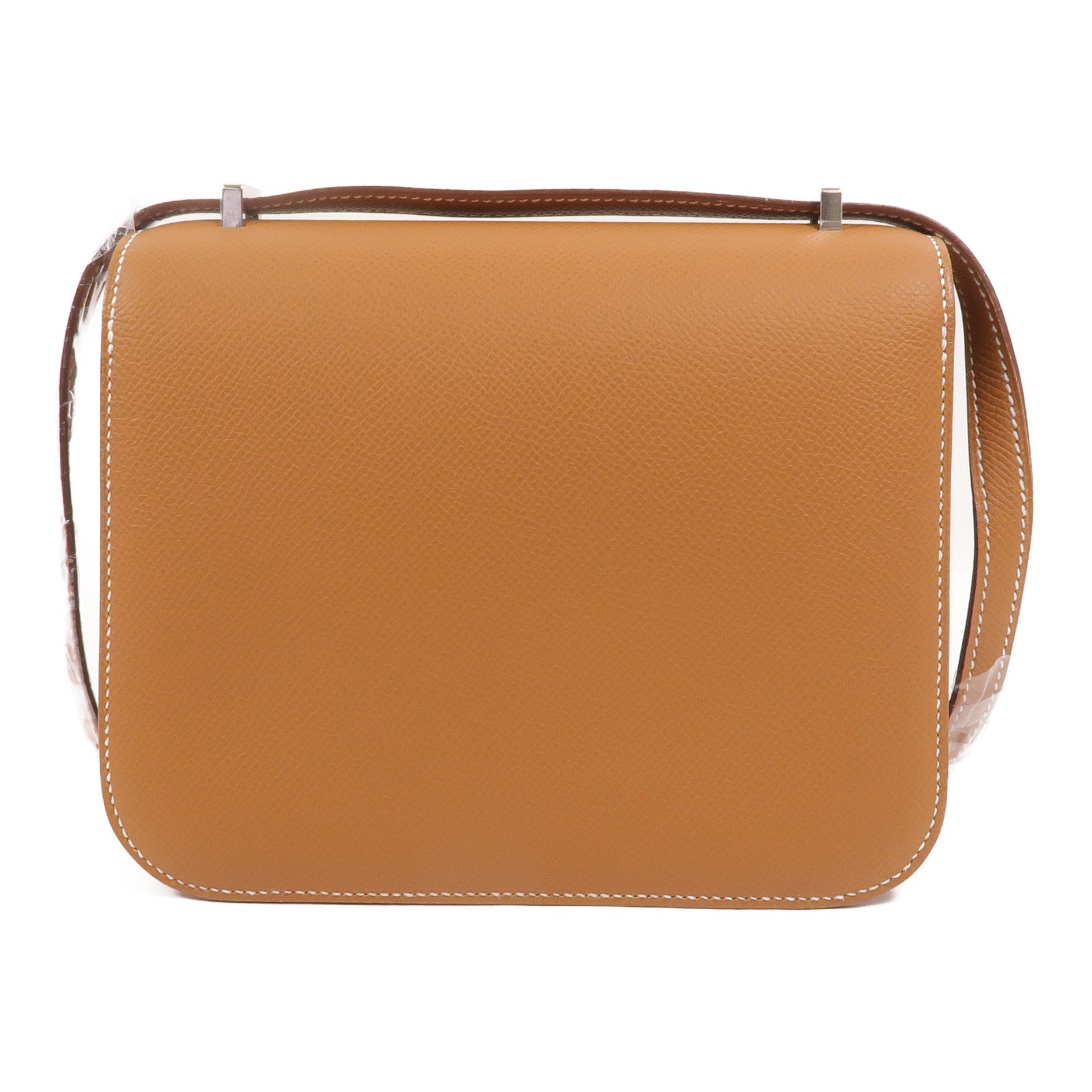 HERMES Epsom皮革Constance Mini肩背袋Gold