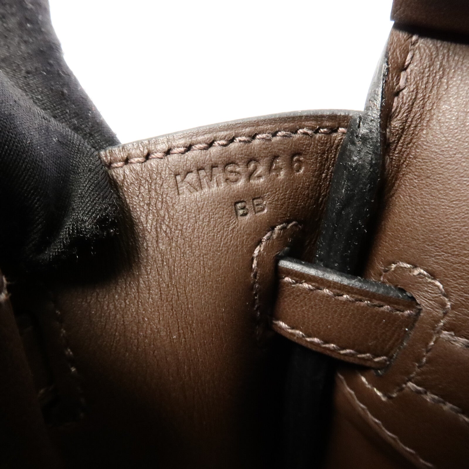 HERMES Swift皮革Birkin 25手挽袋Chocolat