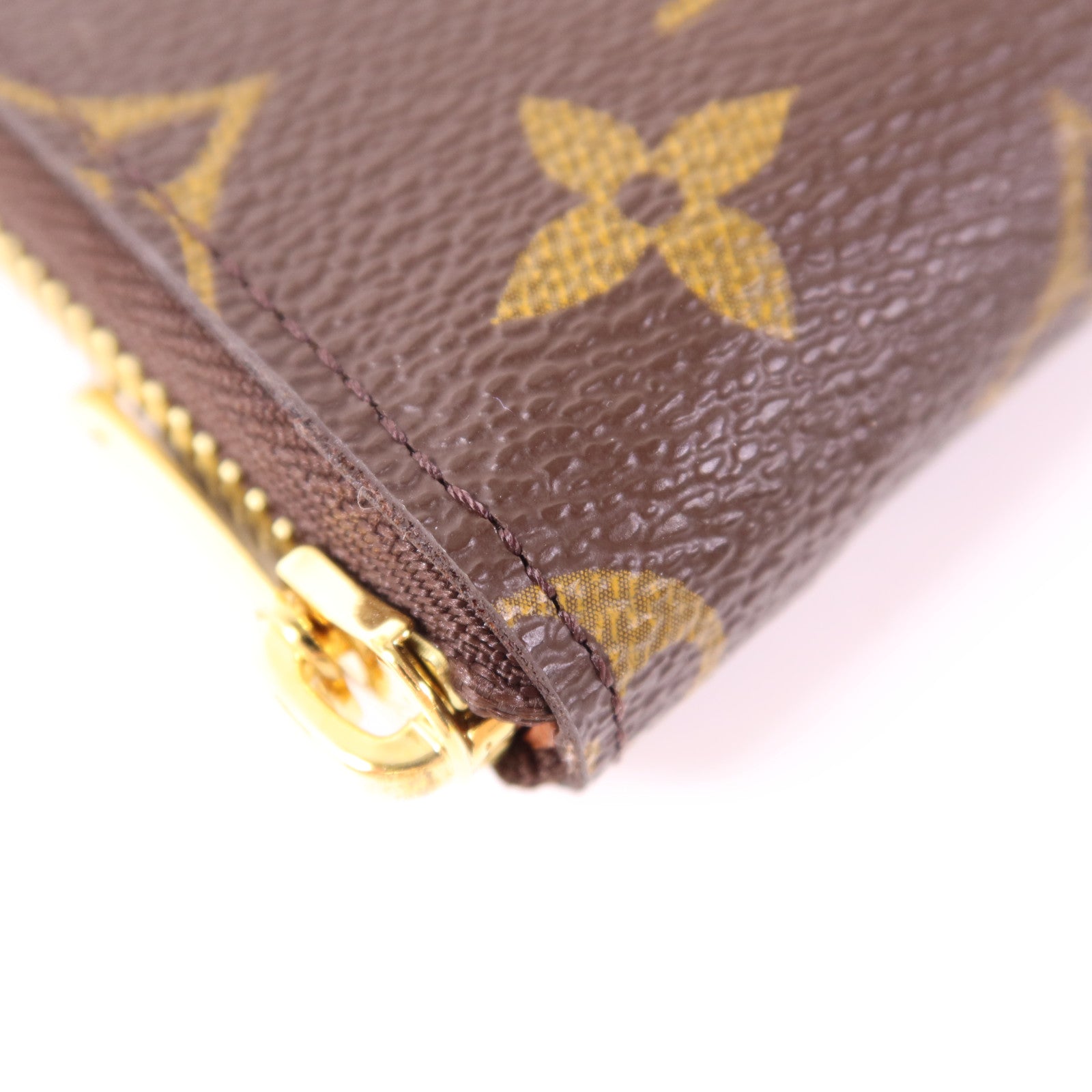 LOUIS VUITTON Monogram Zipper Long Wallet金扣長錢包