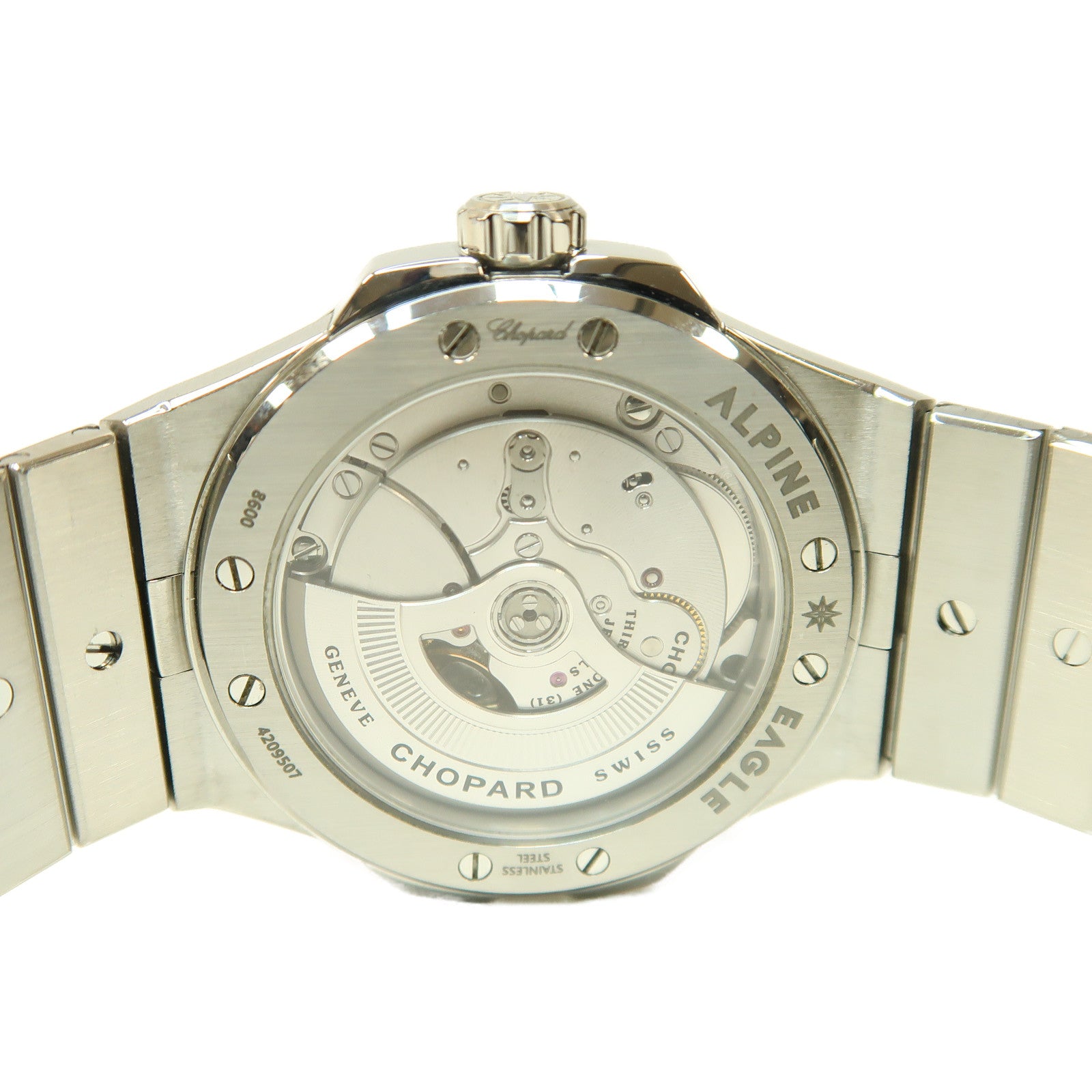Chopard Alpine Eagle 41不鏽鋼手錶自動機芯深藍色