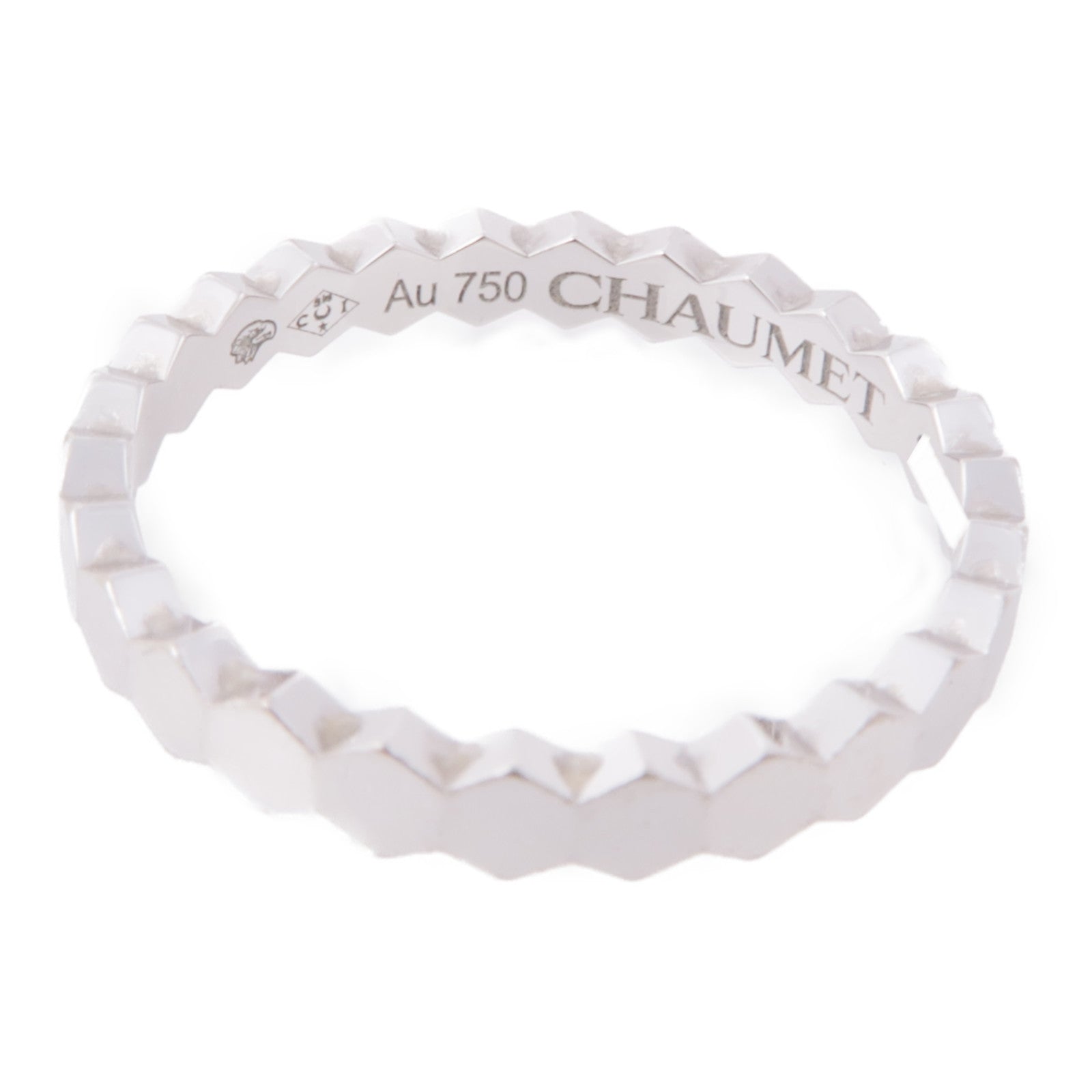 Chaumet 18K白金Bee My Love Ring戒指Chaumet#49/US#4.75