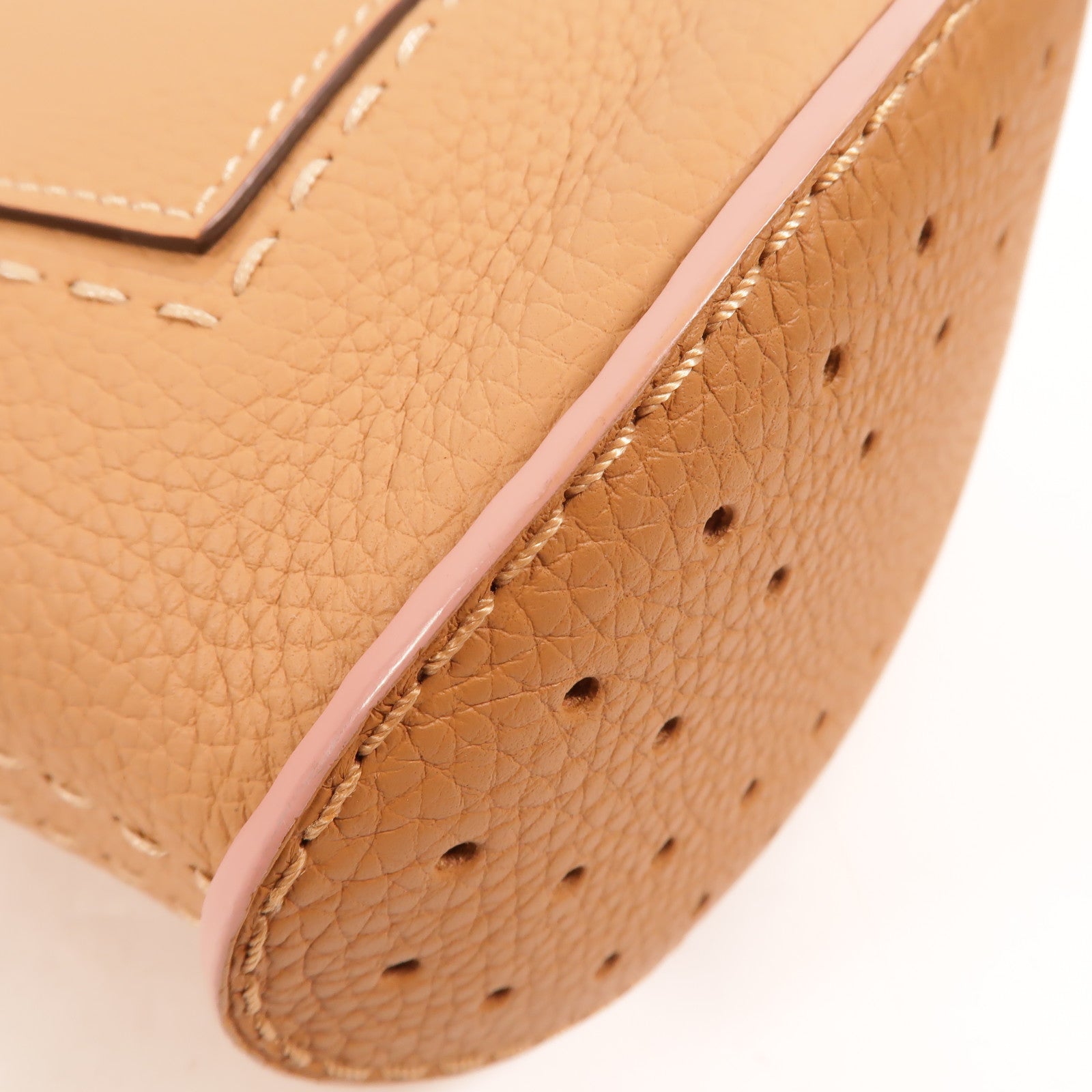 Delvaux 牛皮皮革Pin Mini Bucket手挽肩背兩用袋