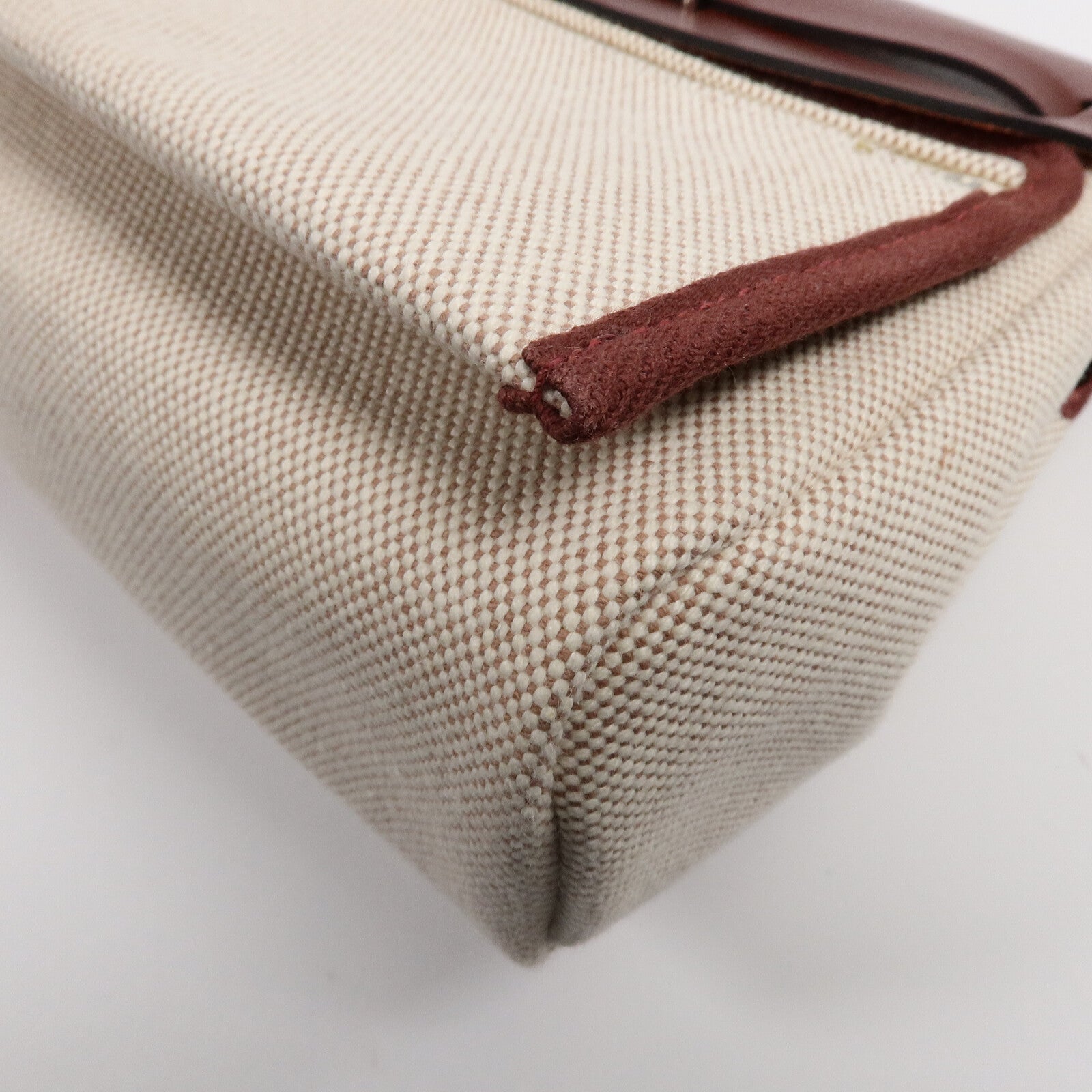 HERMES 帆布Mini Herbag肩背袋Rough H