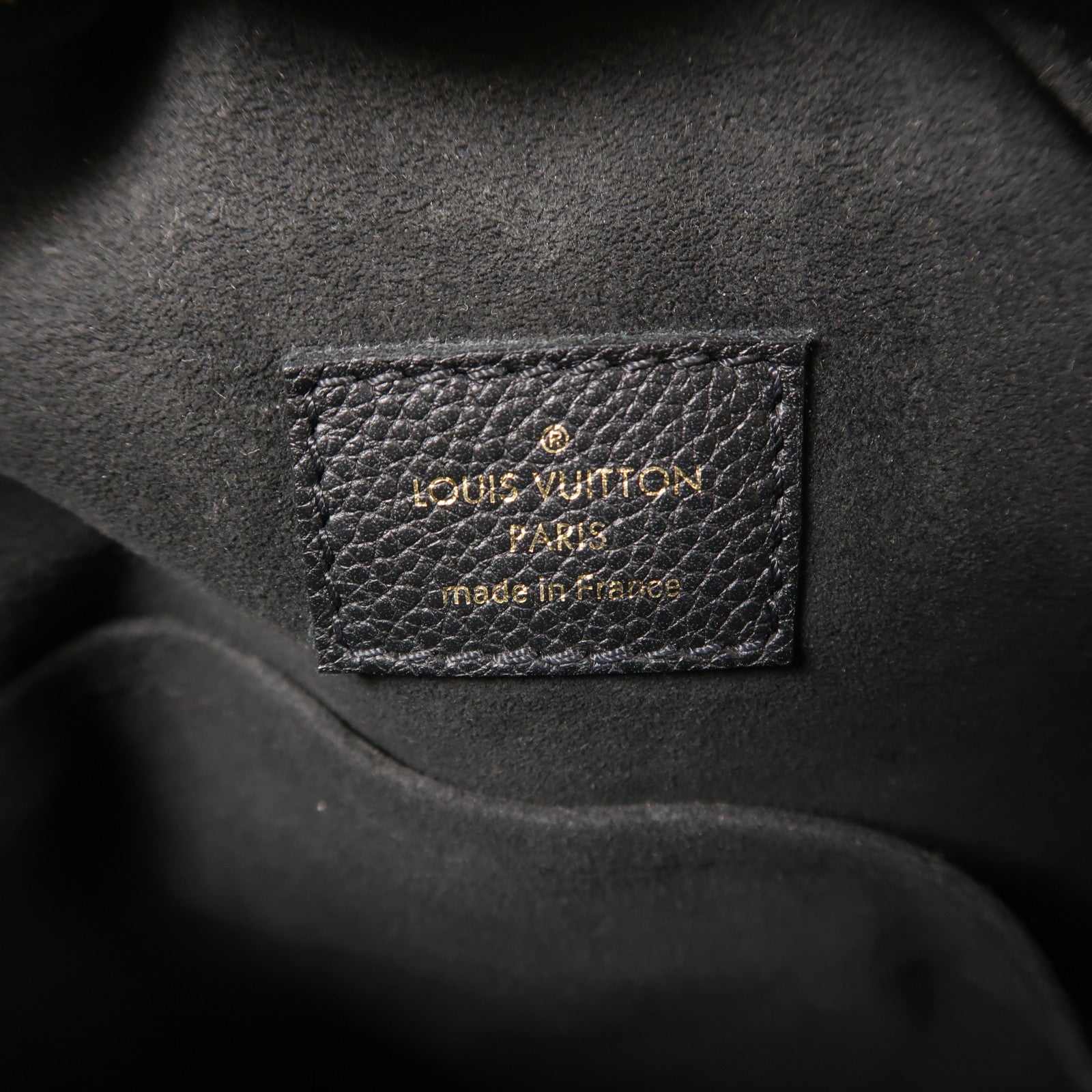 LOUIS VUITTON Monogram Empreinte Boite Chapeau金扣肩背袋