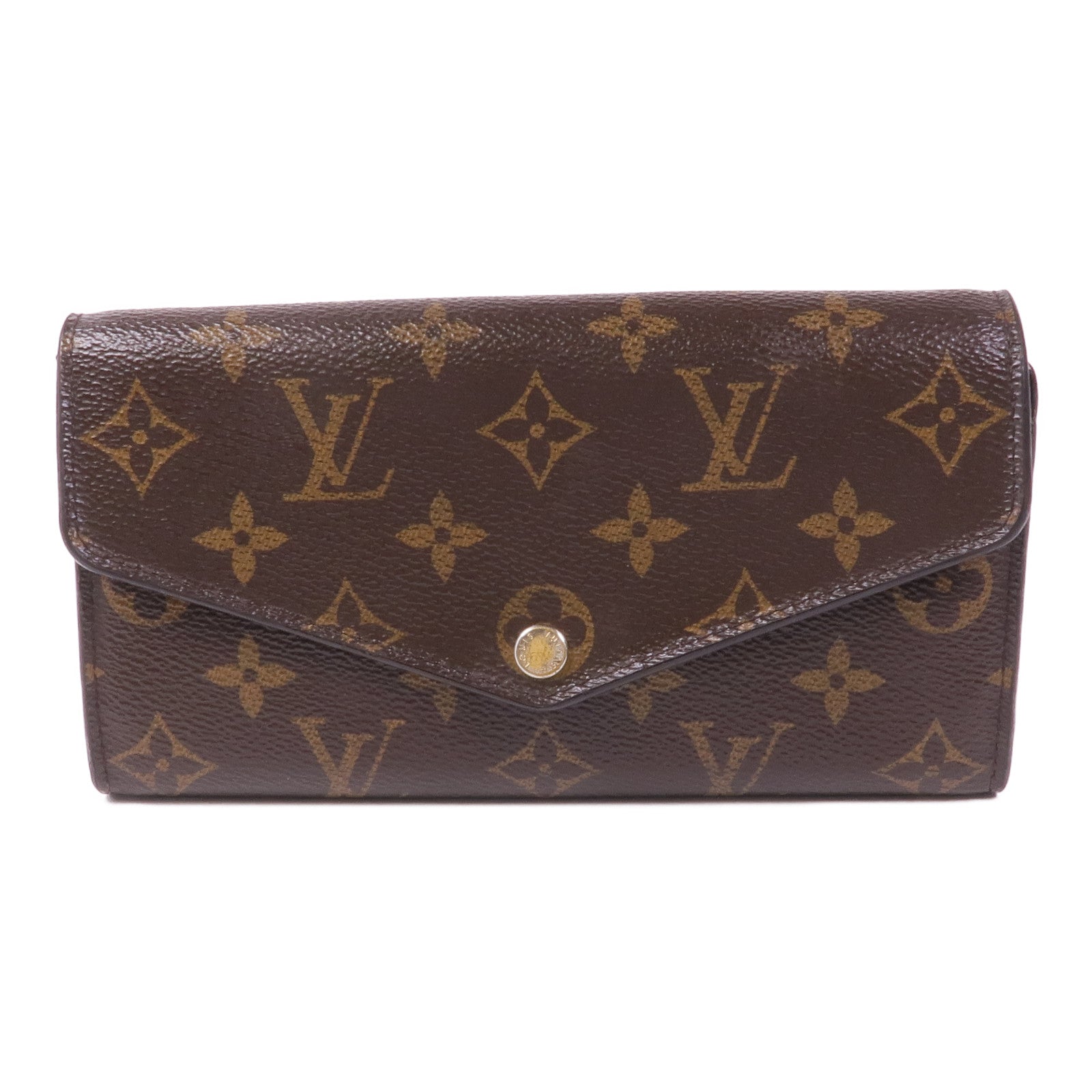 LOUIS VUITTON Monogram Long Wallet金扣長錢包