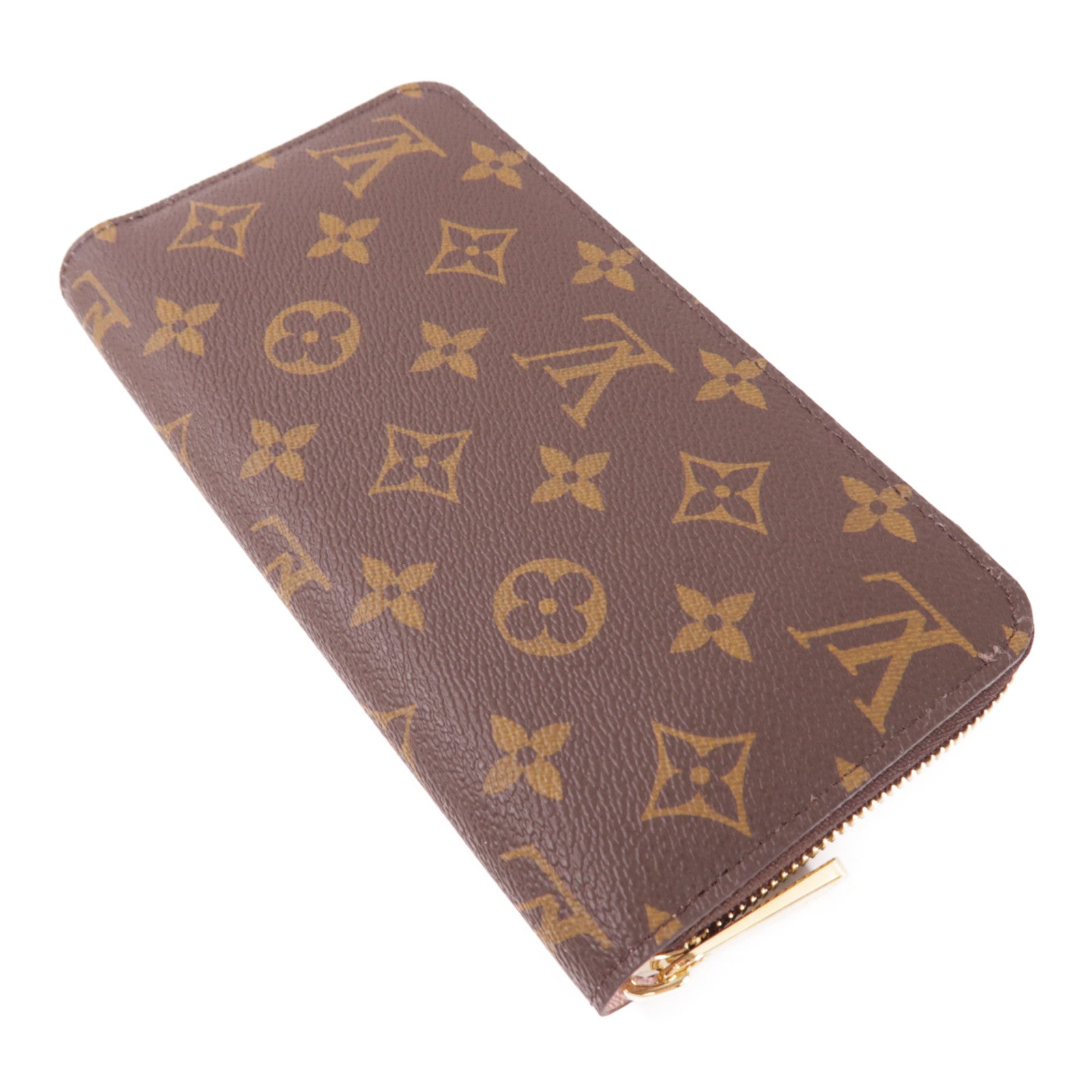 LOUIS VUITTON Monogram Zipper Long Wallet金扣長錢包
