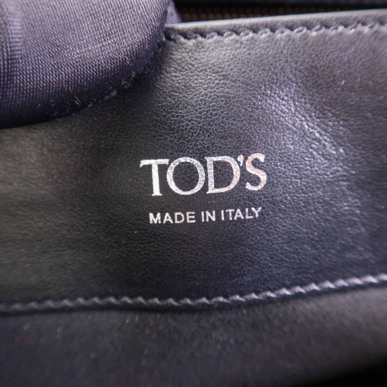 TOD'S 牛皮皮革2 Way Shoulder Bag銀扣肩背袋