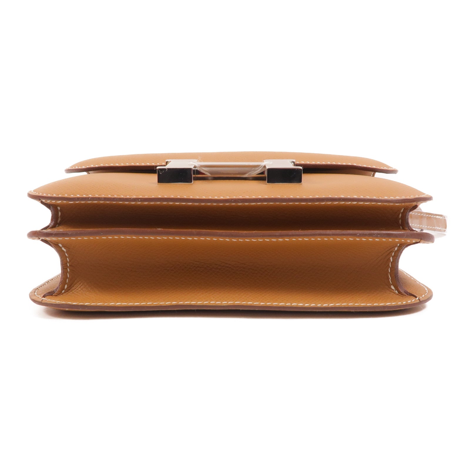 HERMES Epsom皮革Constance Mini肩背袋Gold