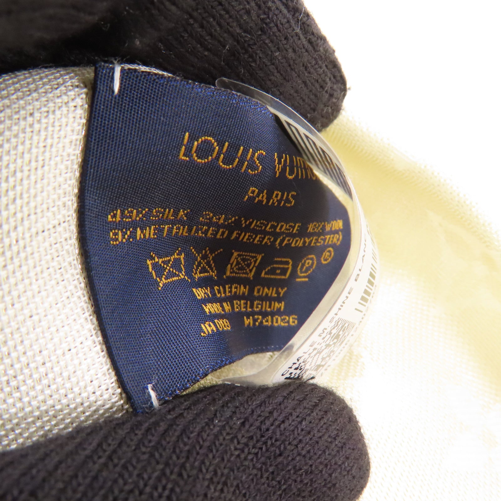 LOUIS VUITTON 絲質/羊毛Scarf圍巾