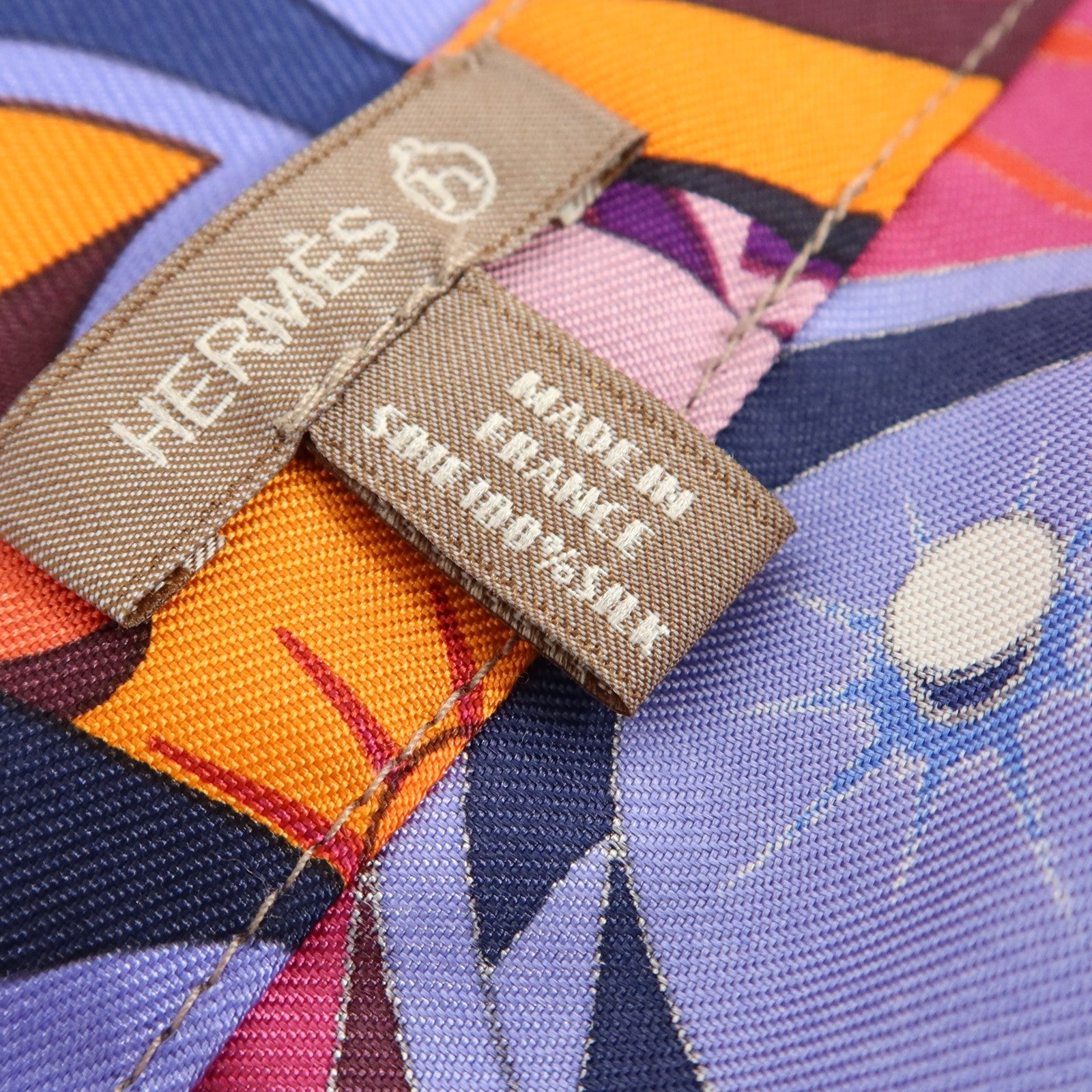 HERMES 絲質Petit H Limited肩背袋