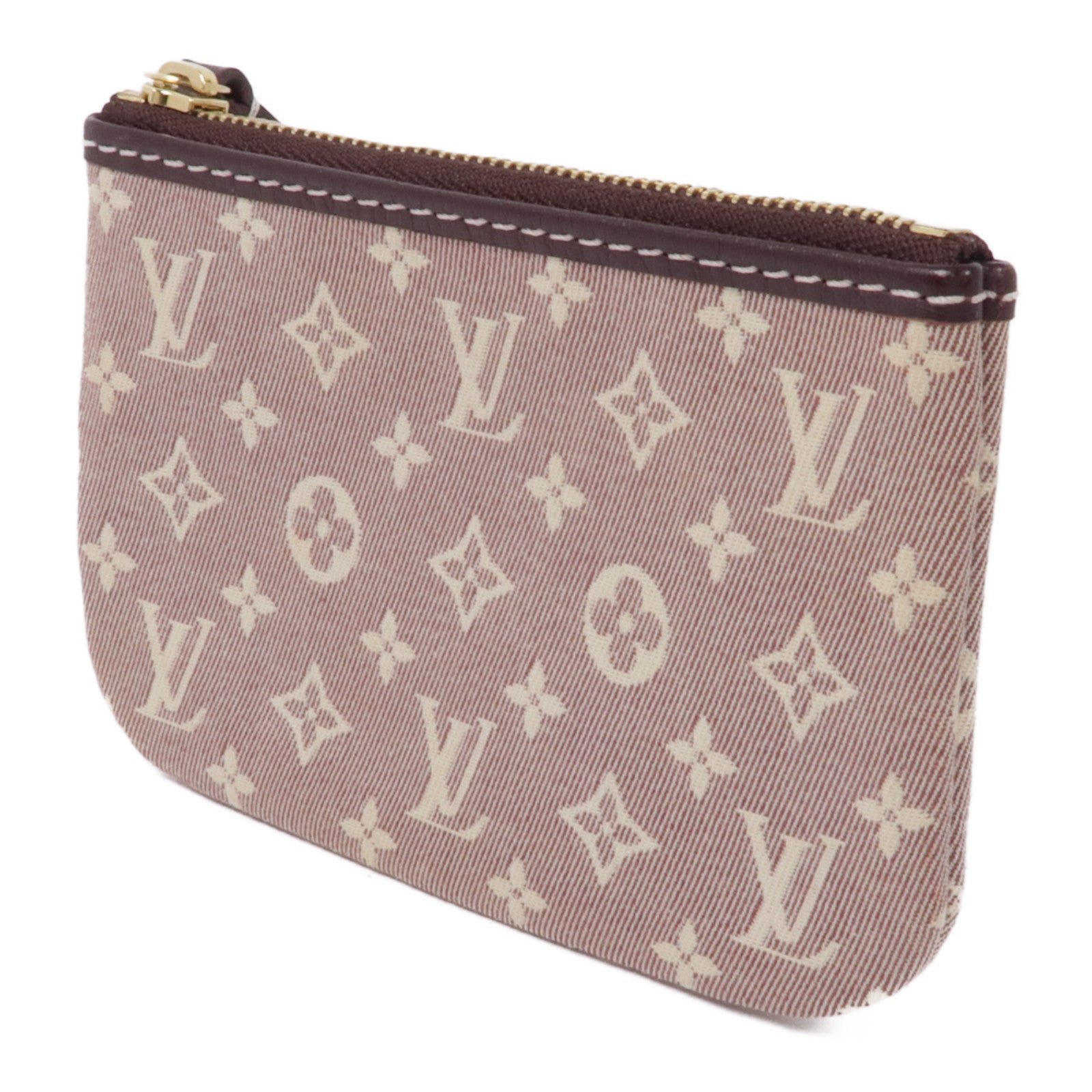 LOUIS VUITTON Monogram Idylle Pochette Cles Coin Case金扣零錢包