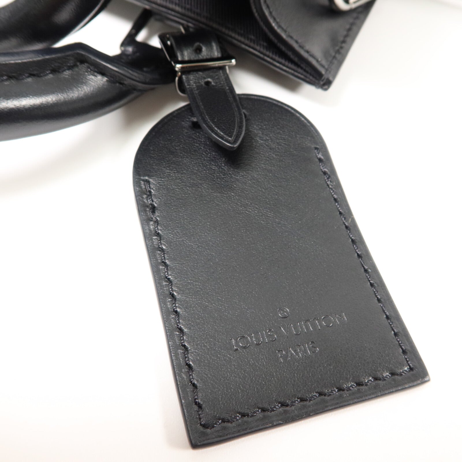 LOUIS VUITTON Monogram Eclipse Sac Plat Mini手挽肩背兩用袋