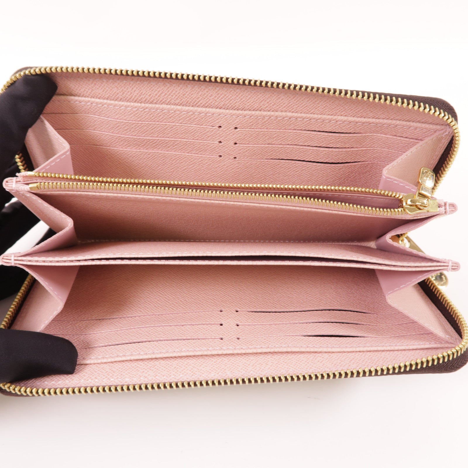 LOUIS VUITTON Monogram Zipper Long Wallet金扣長錢包