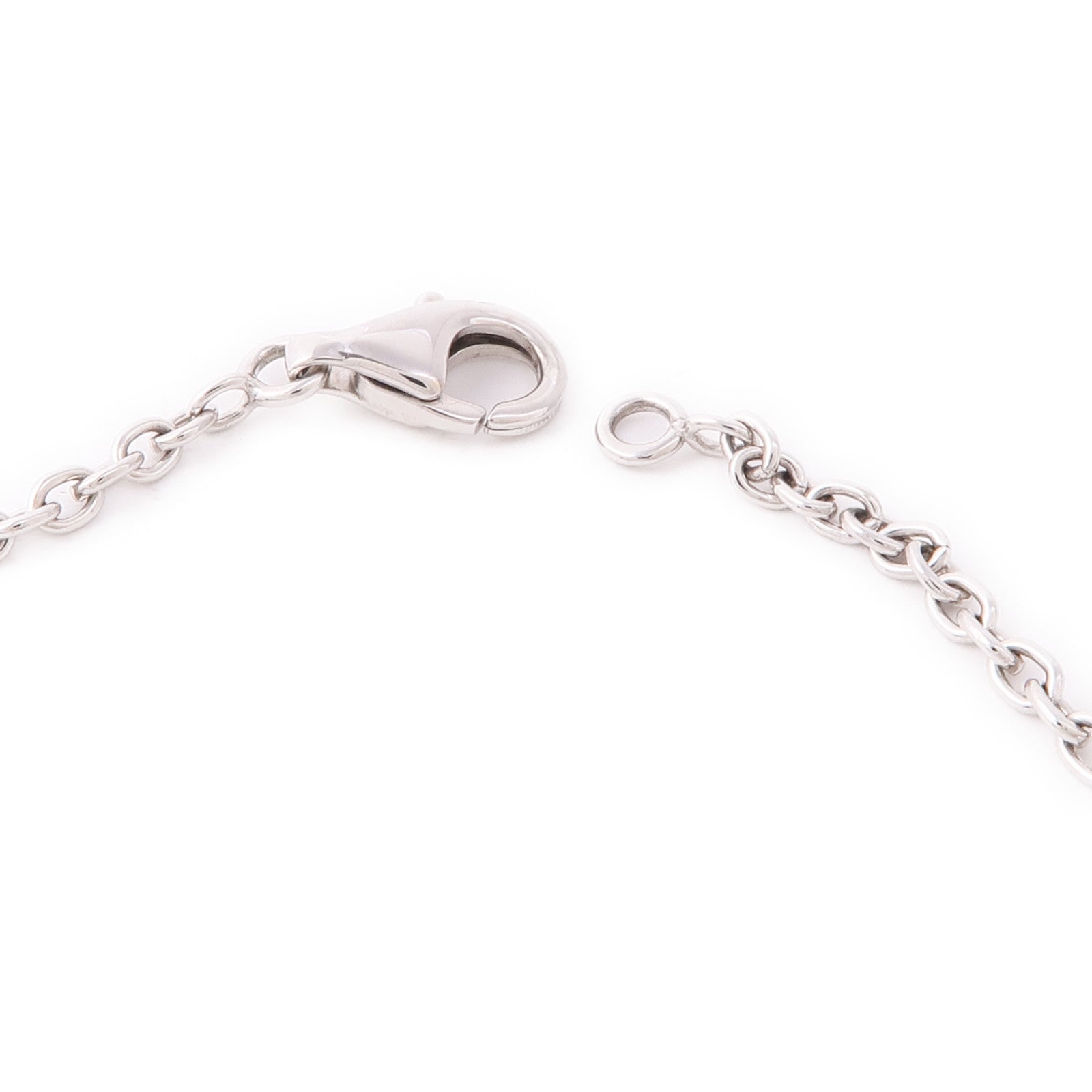 Van Cleef & Arpels 18K白金Pure Alhambra珍珠母貝項鍊