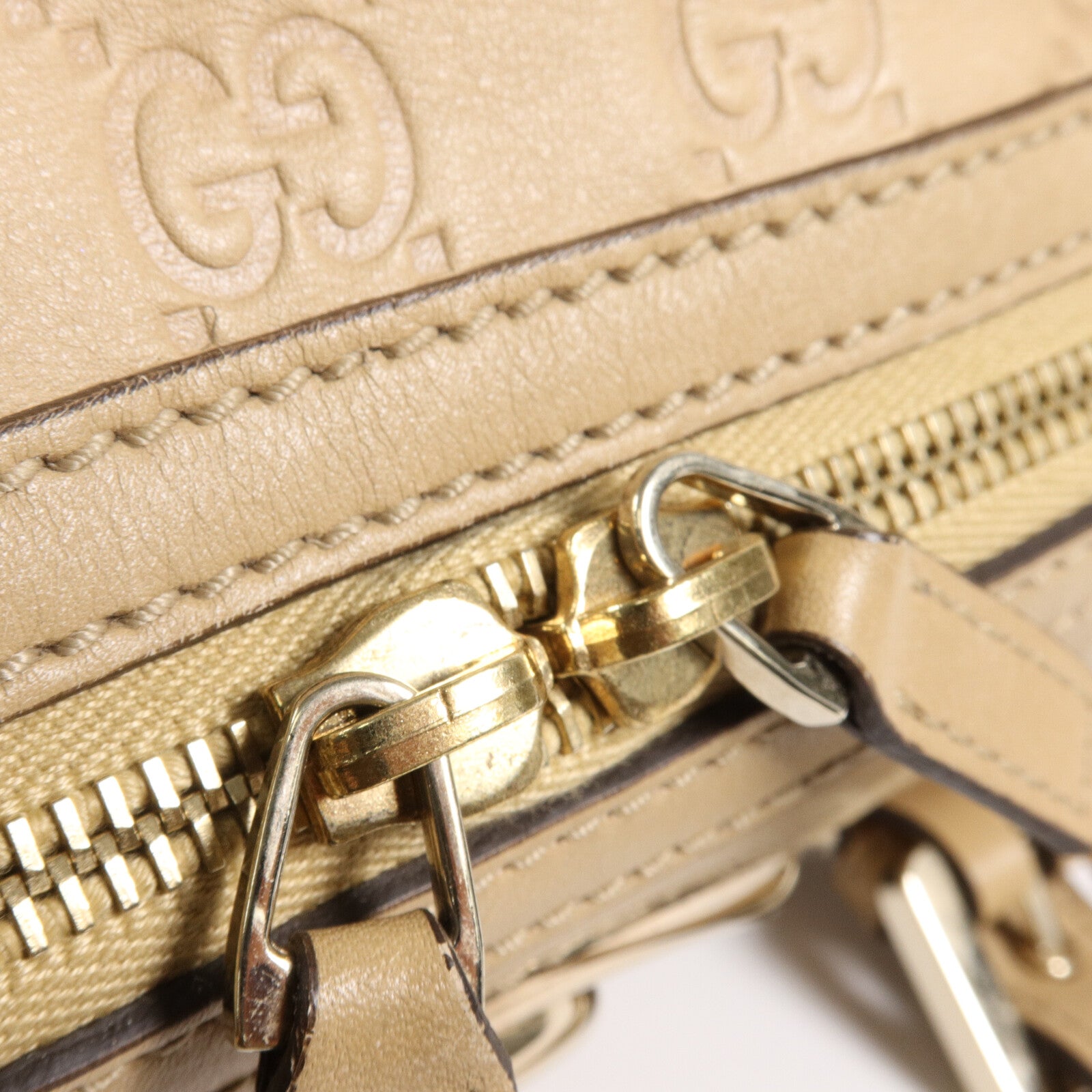 GUCCI 牛皮皮革Britt波士頓包