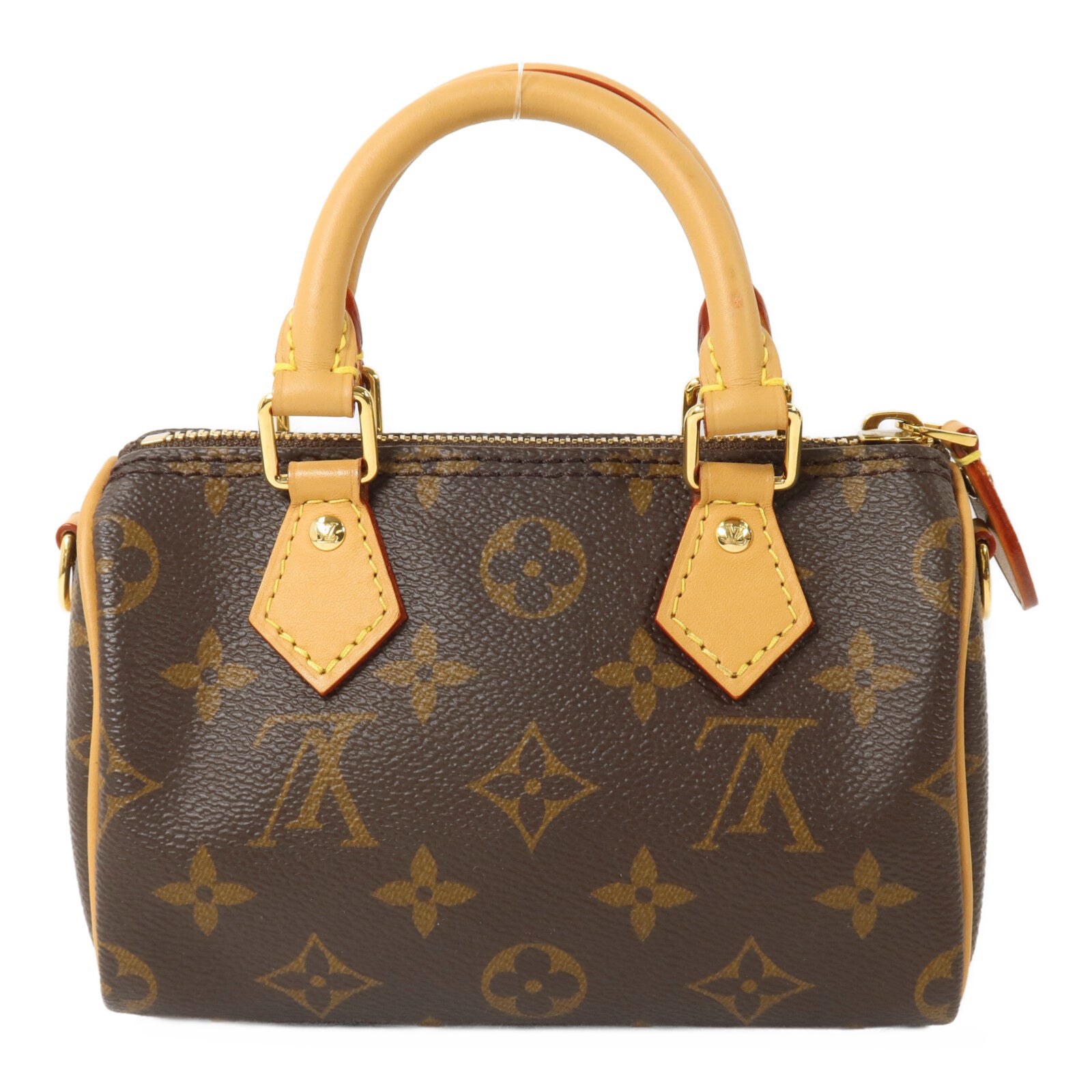 LOUIS VUITTON Monogram Nano Speedy手挽肩背兩用袋