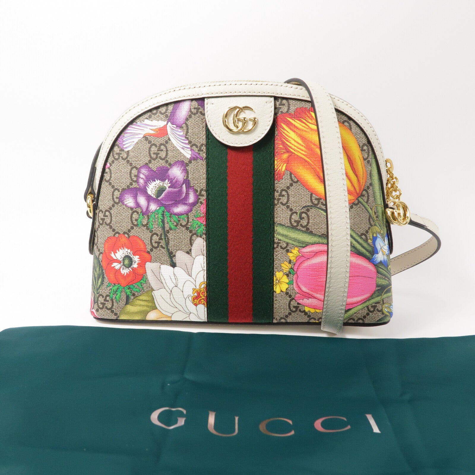 GUCCI 塗層帆布Ophdia Bag肩背袋