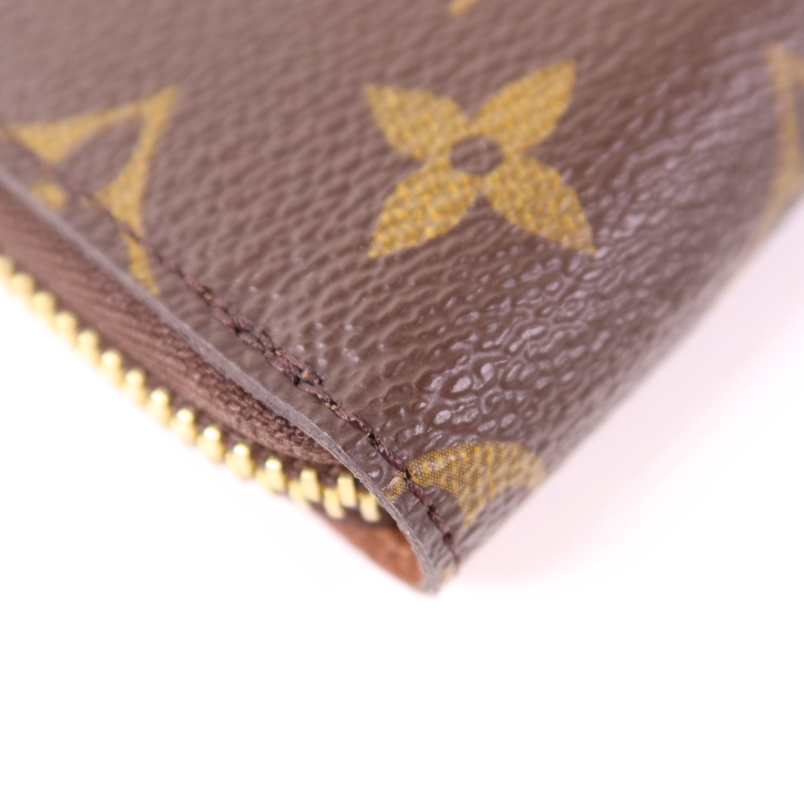 LOUIS VUITTON Monogram Zipper Long Wallet金扣長錢包
